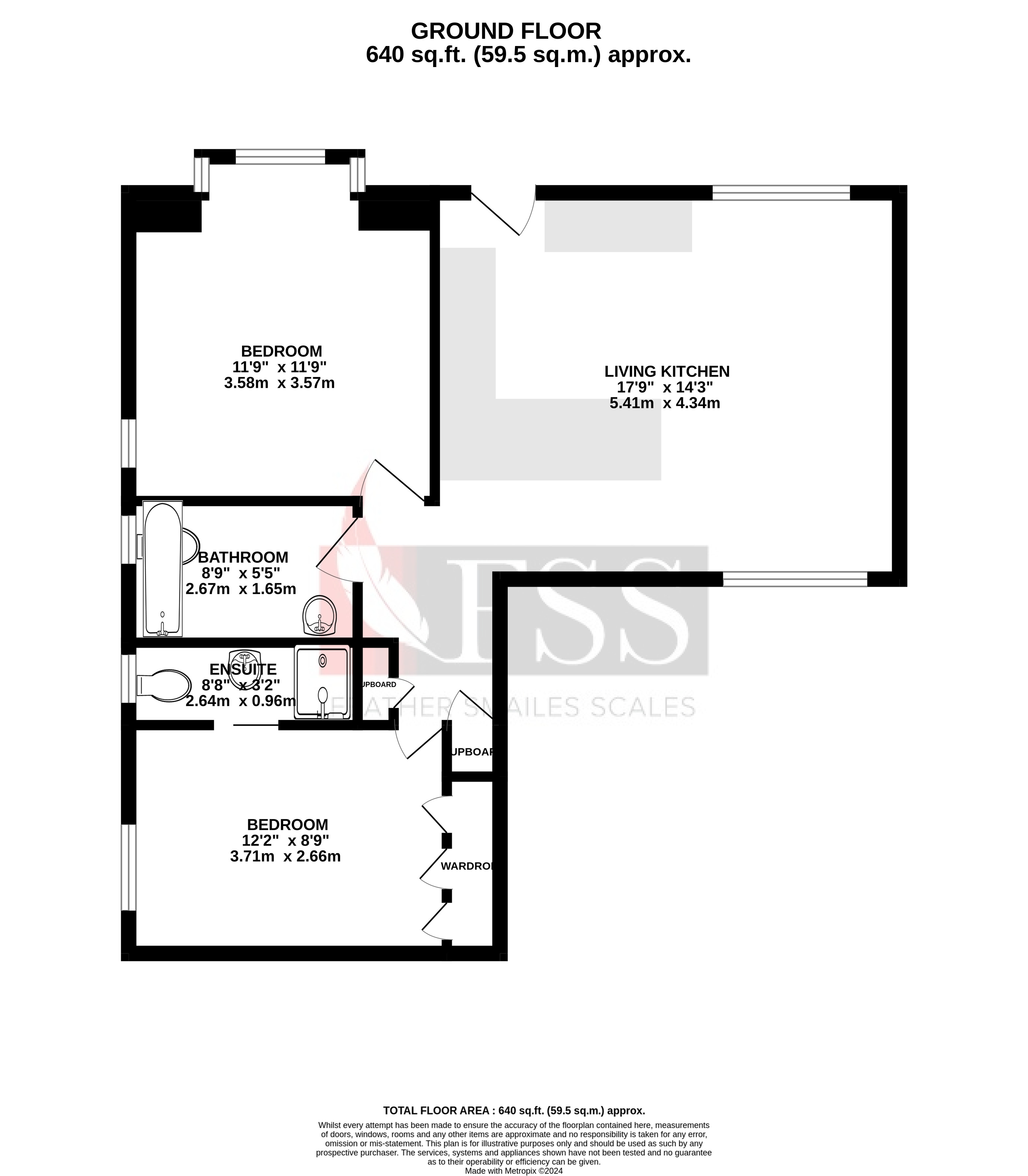 Floorplan for                                                          
                                                    
