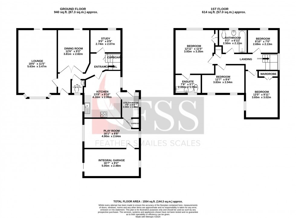Floorplan for                                                          
                                                    