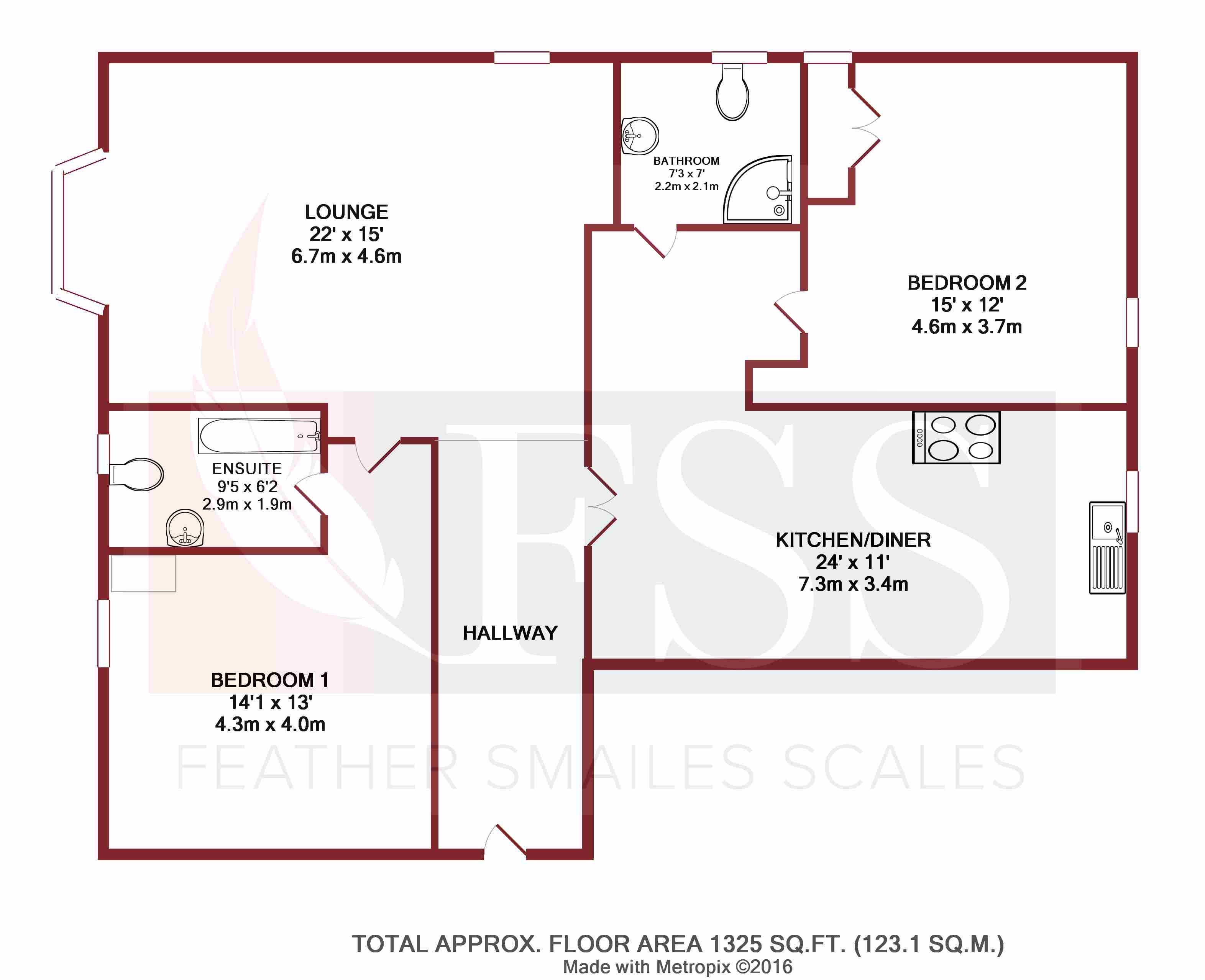 Floorplan for                                                          
                                                    