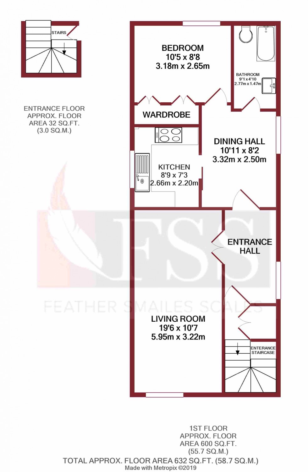 Floorplan for                                                          
                                                    