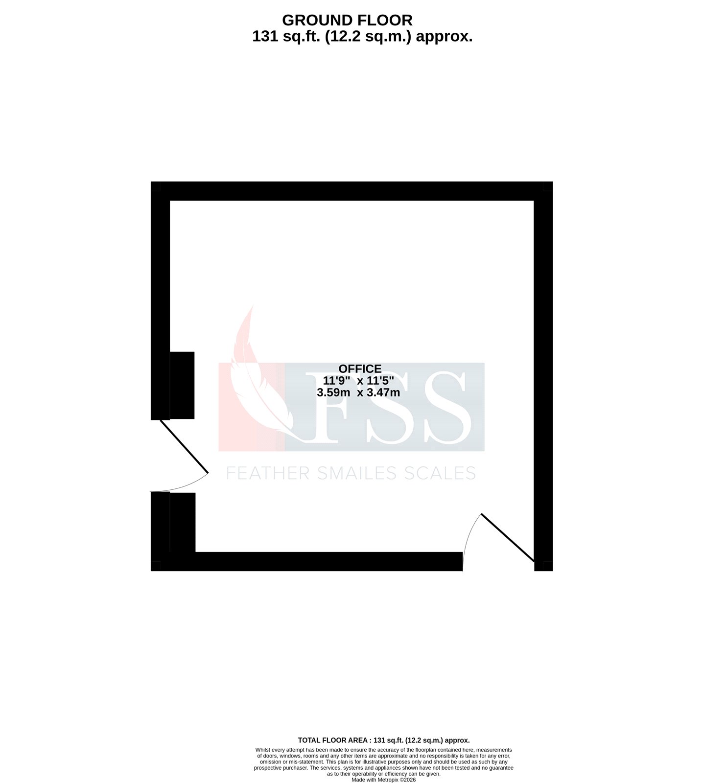 Floorplan for                                                         
                                                    