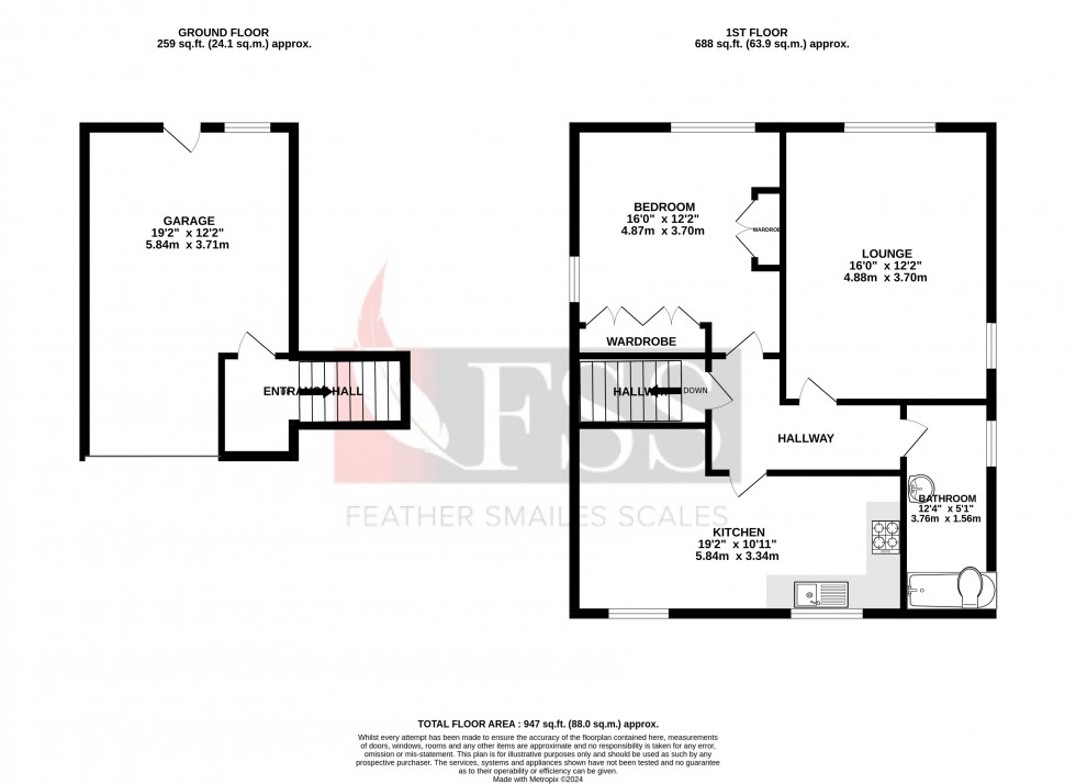 Floorplan for                                                          
                                                    