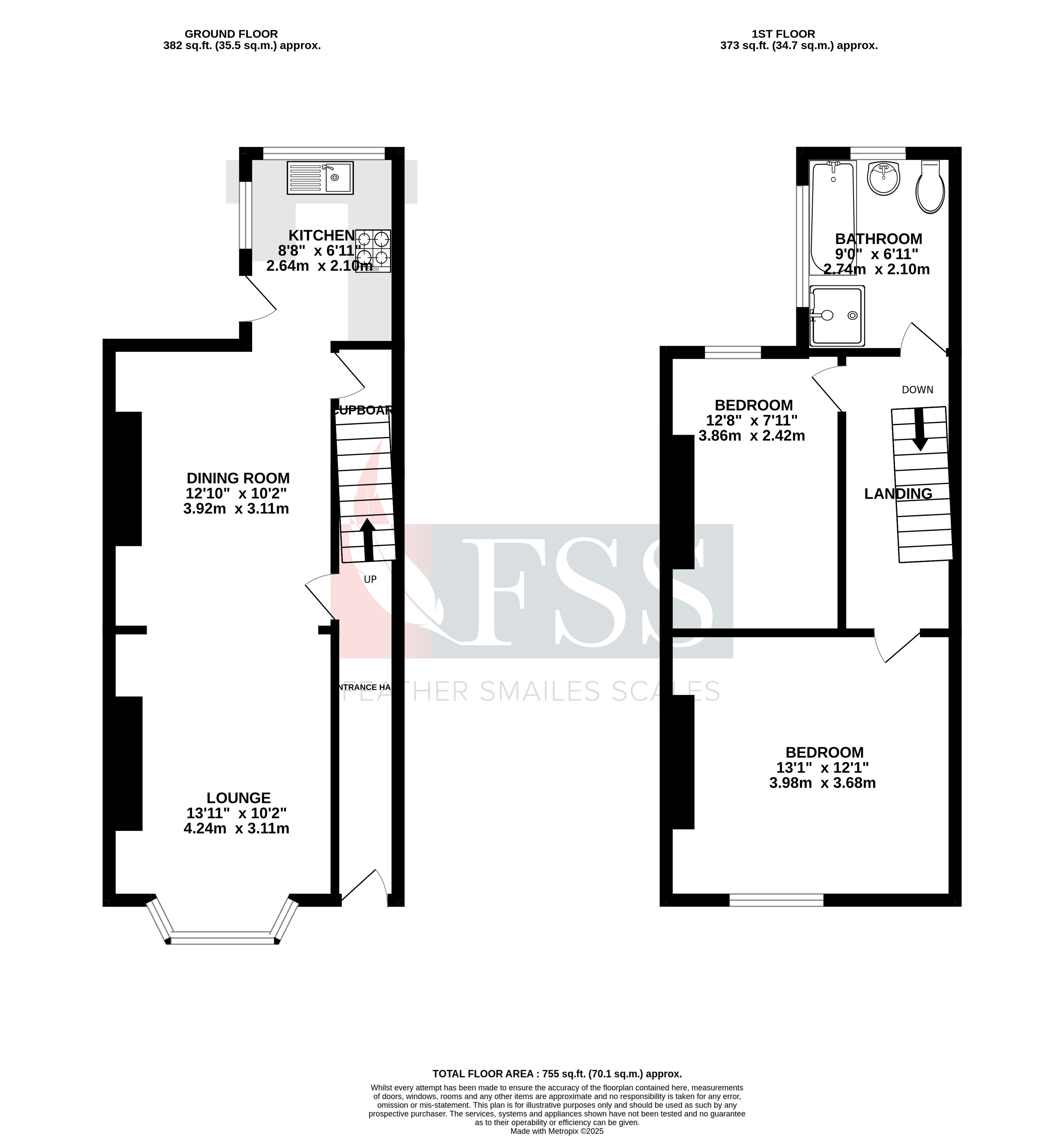 Floorplan for                                                          
                                                    