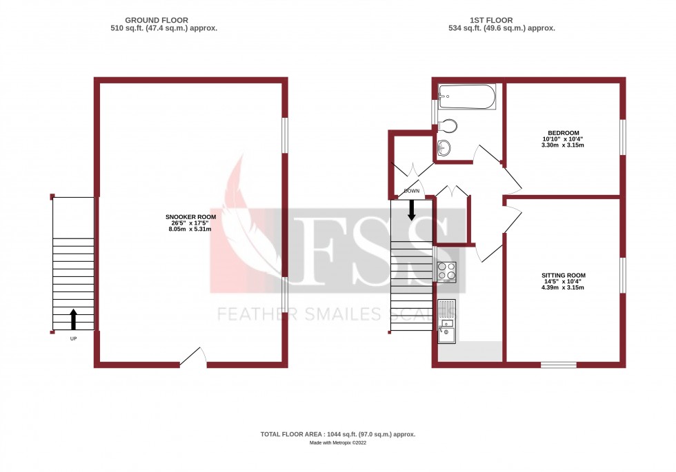 Floorplan for                                                          
                                                    