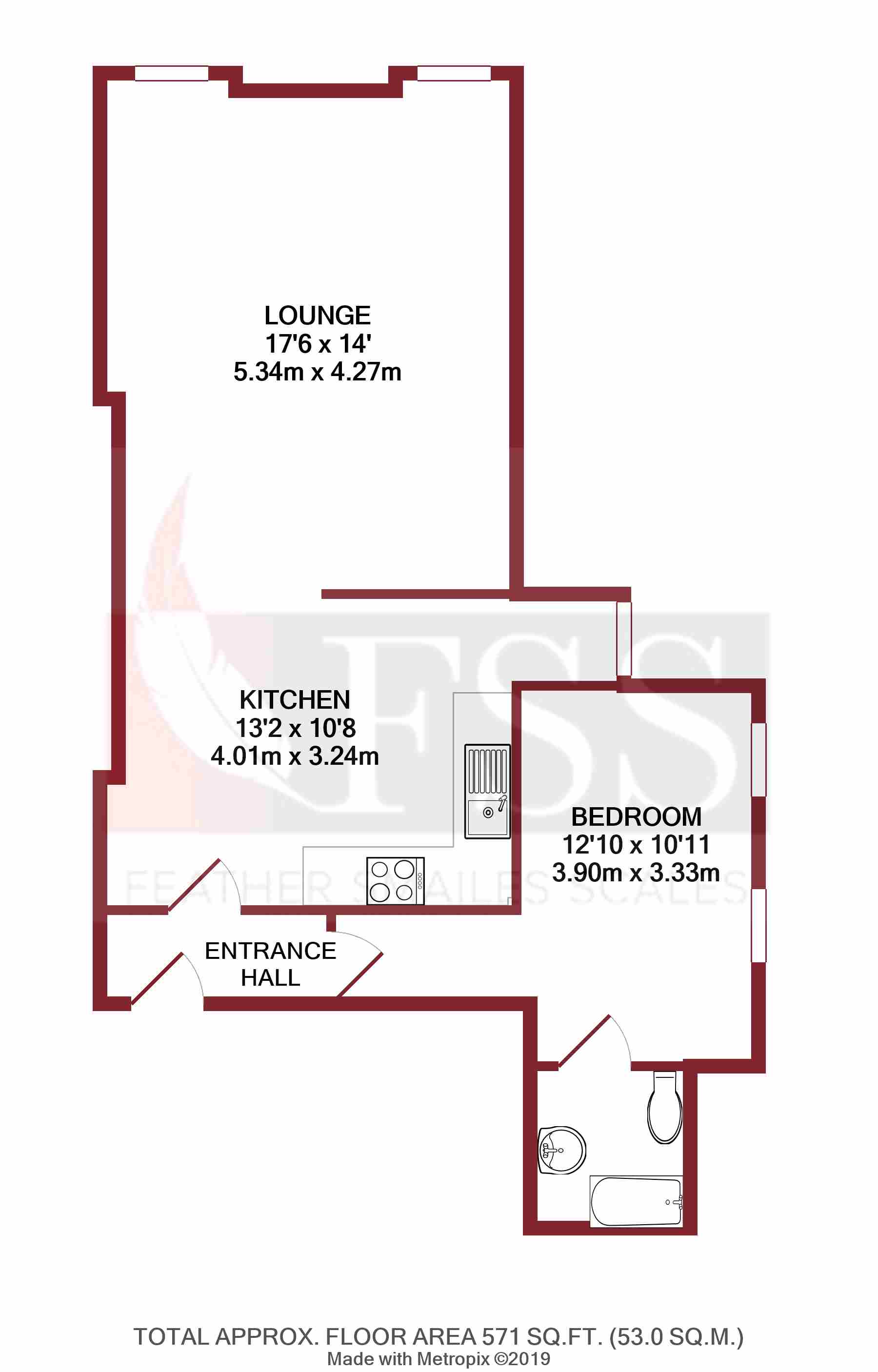 Floorplan for                                                          
                                                    