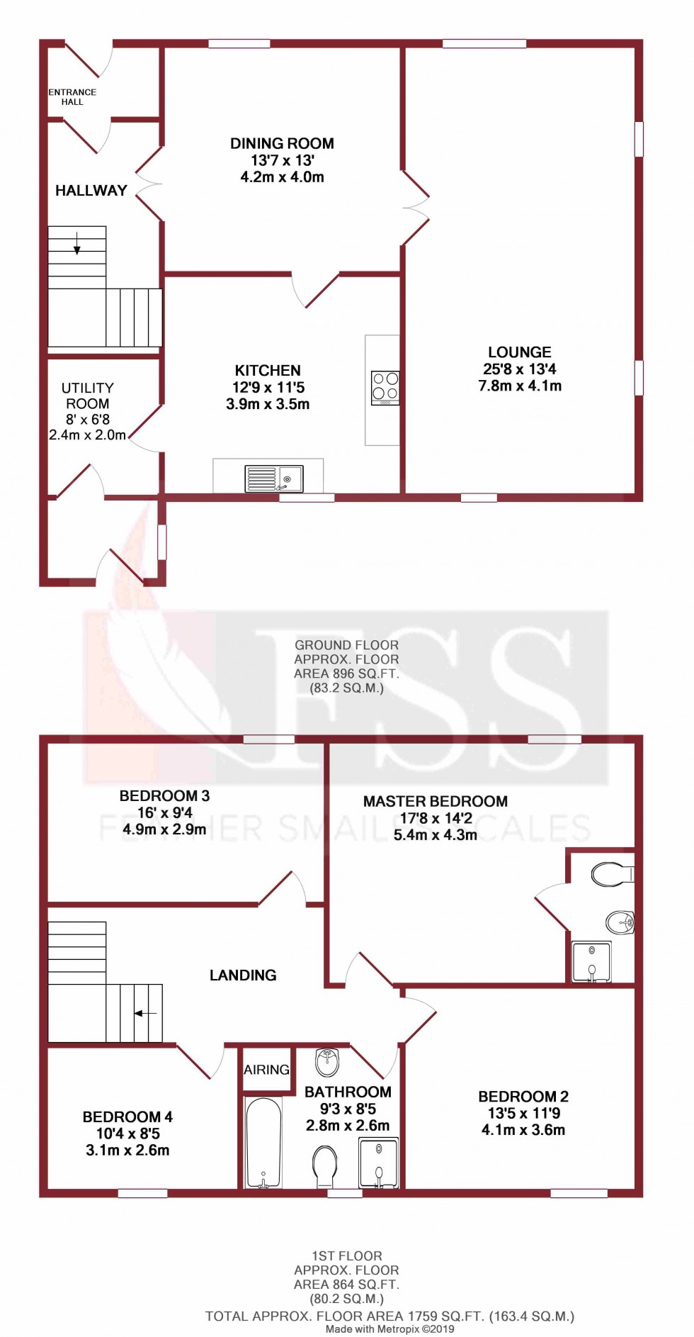 Floorplan for                                                          
                                                    