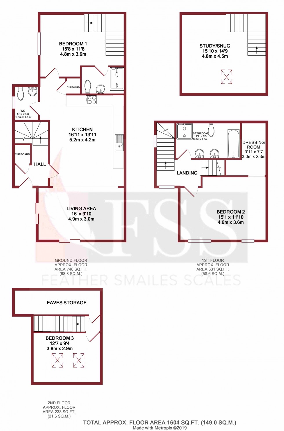 Floorplan for                                                          
                                                    
