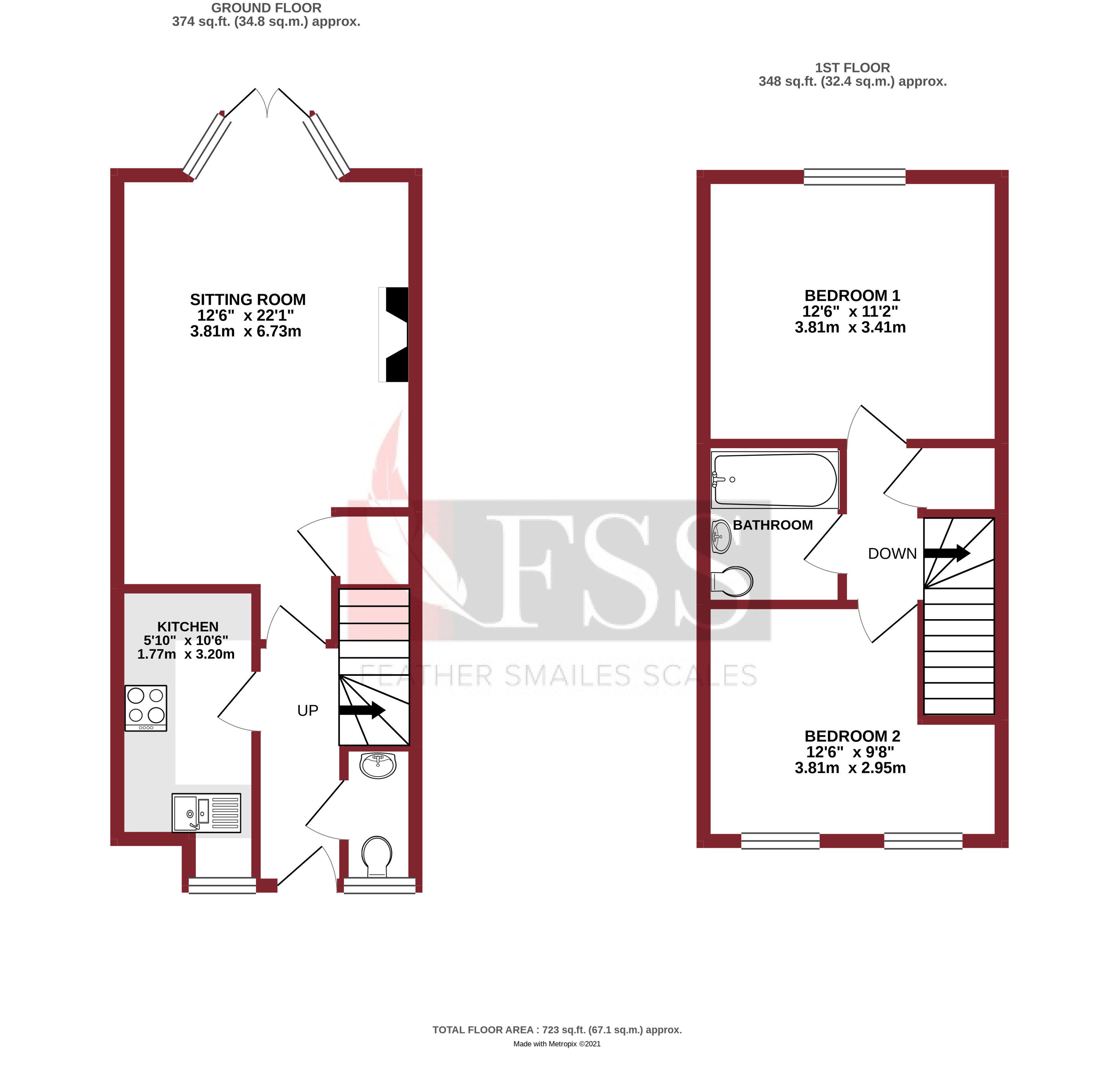 Floorplan for                                                          
                                                    