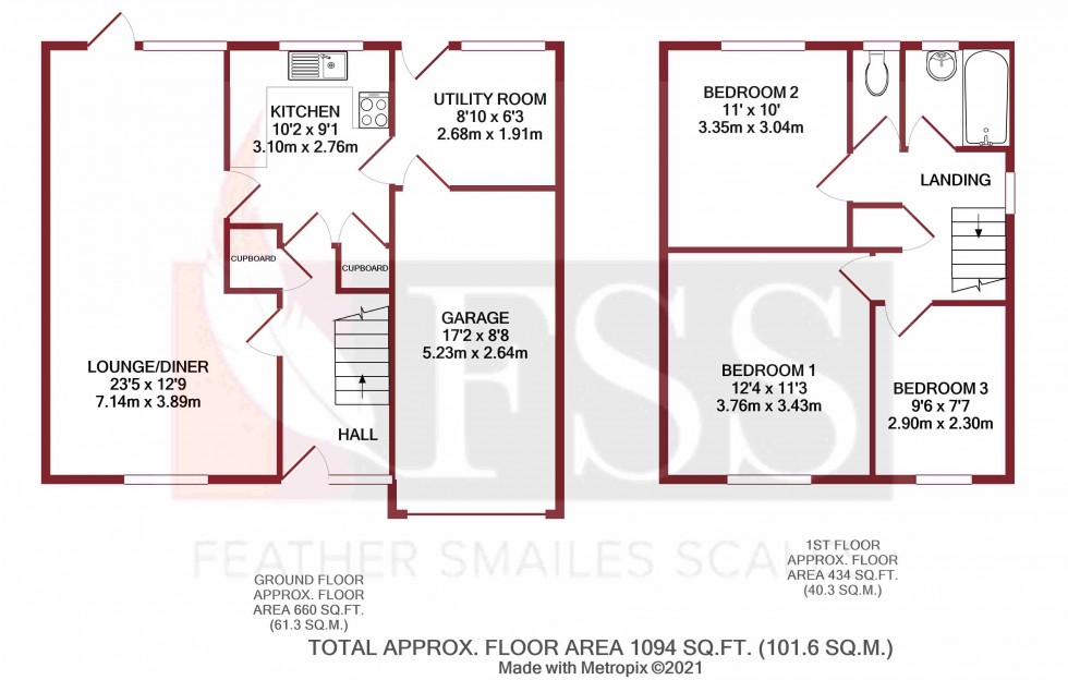 Floorplan for                                                          
                                                    