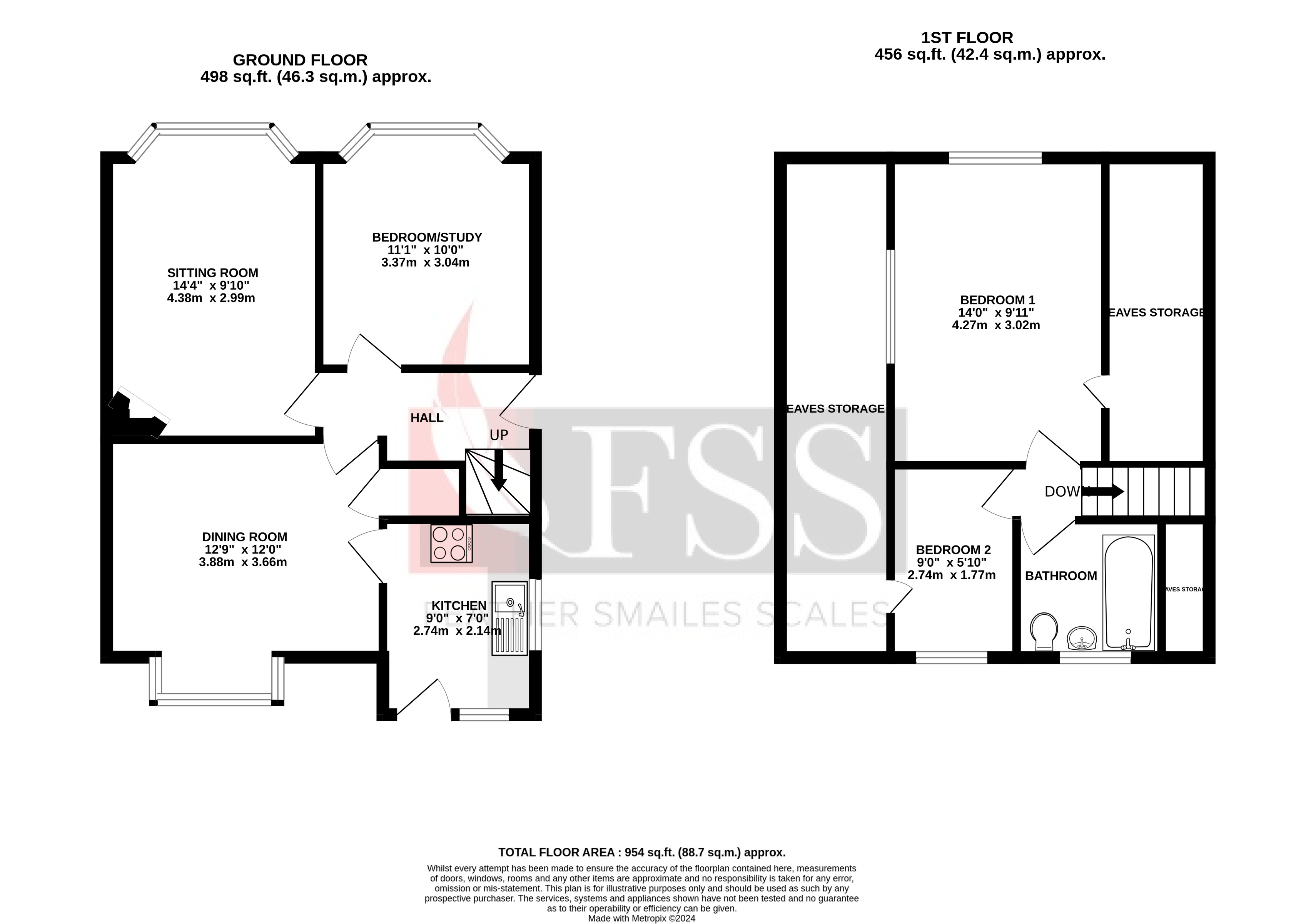 Floorplan for                                                          
                                                    