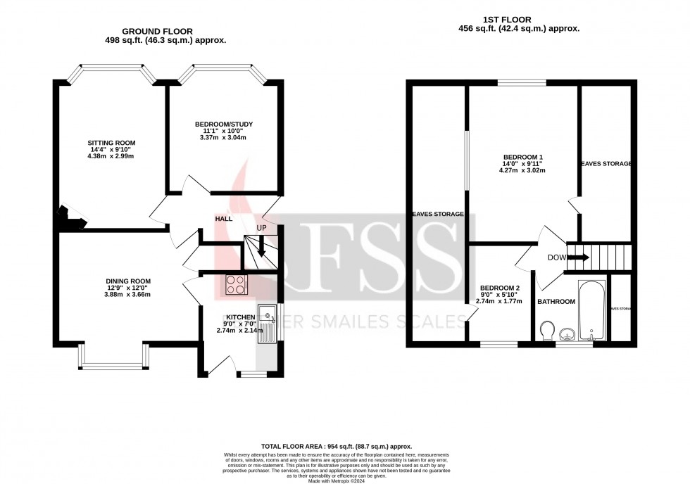 Floorplan for                                                          
                                                    