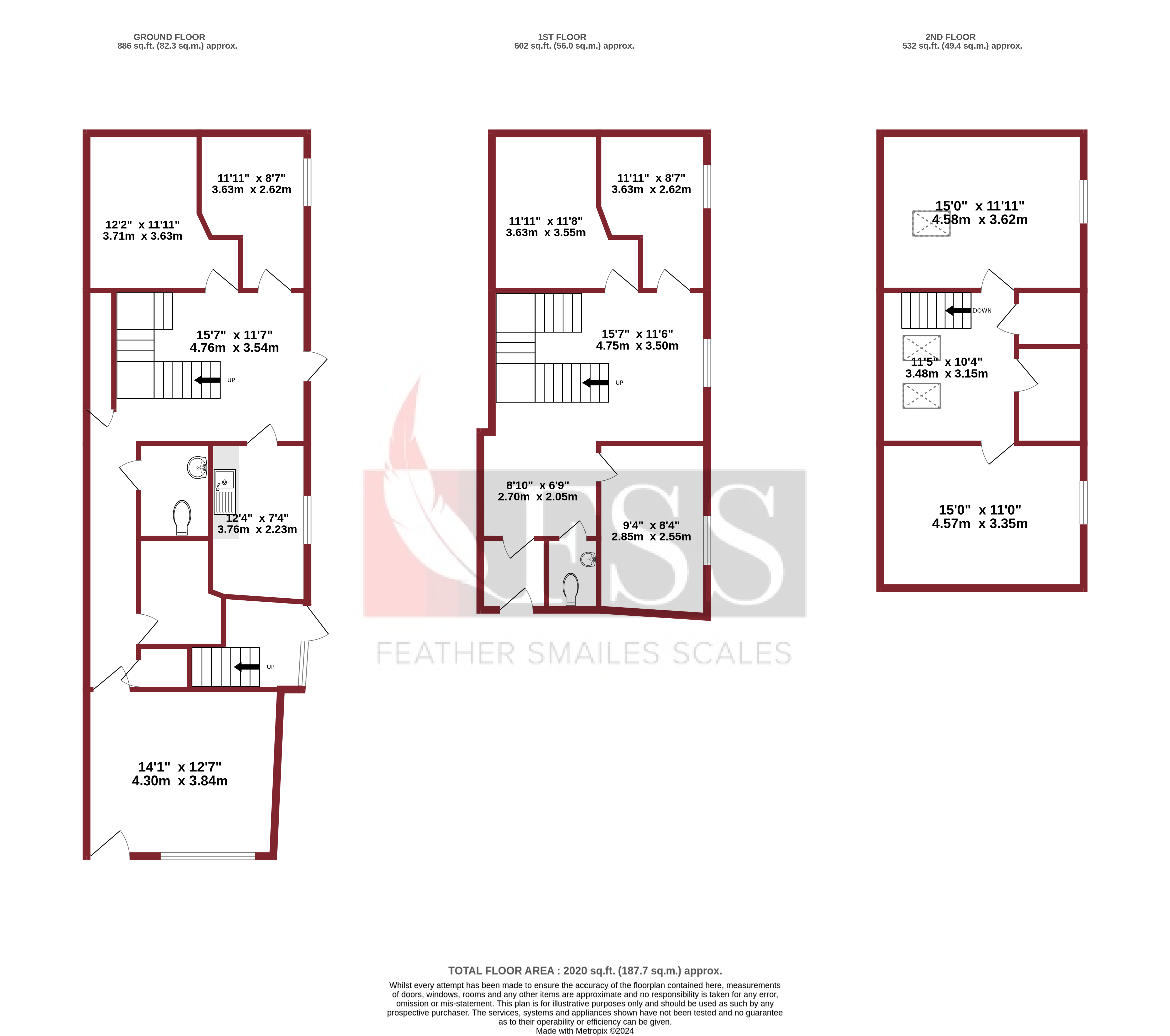 Floorplan for                                                          
                                                    