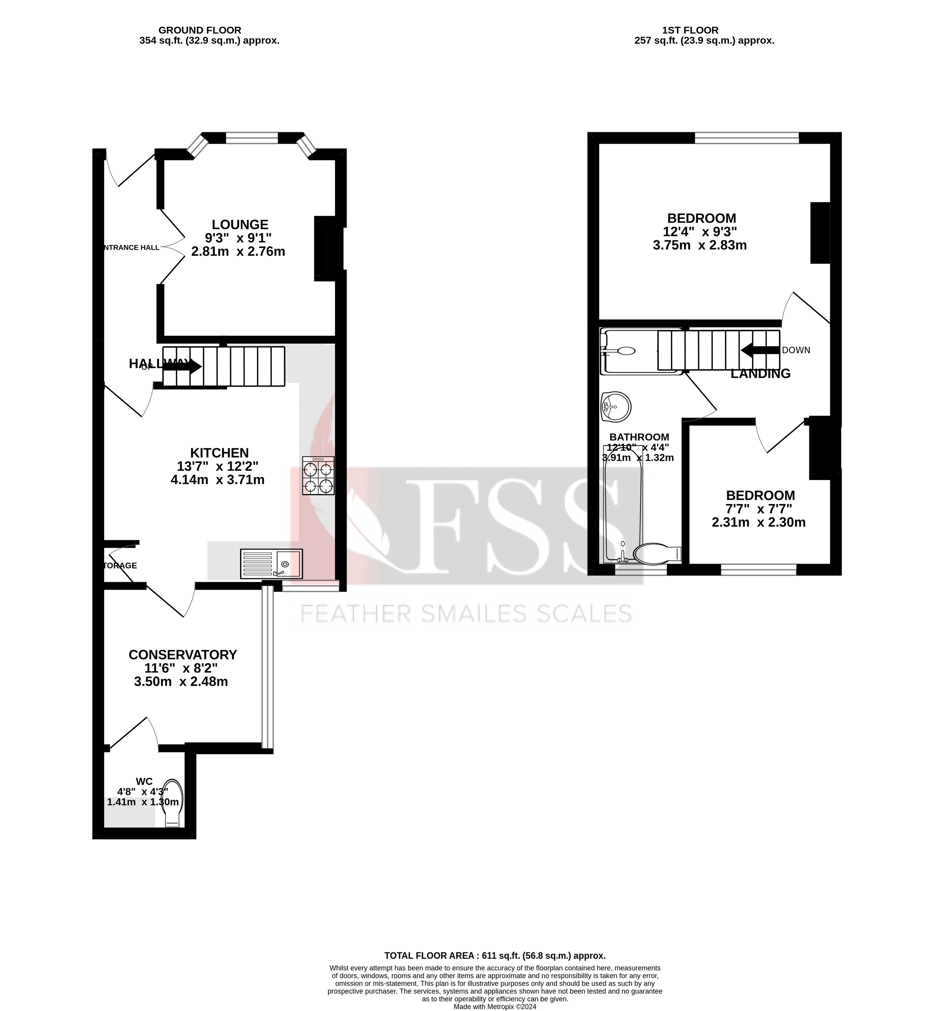 Floorplan for                                                          
                                                    