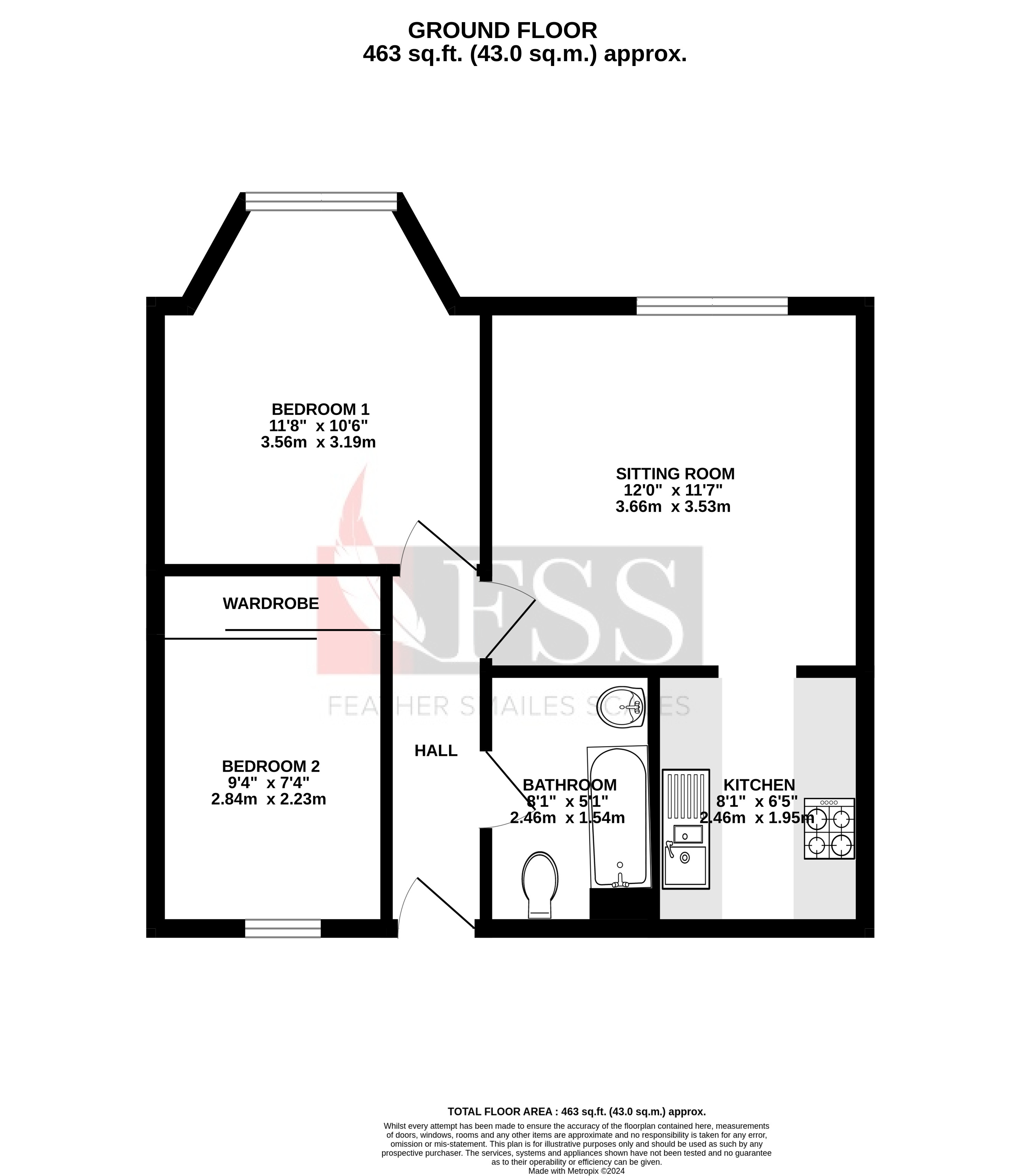 Floorplan for                                                          
                                                    