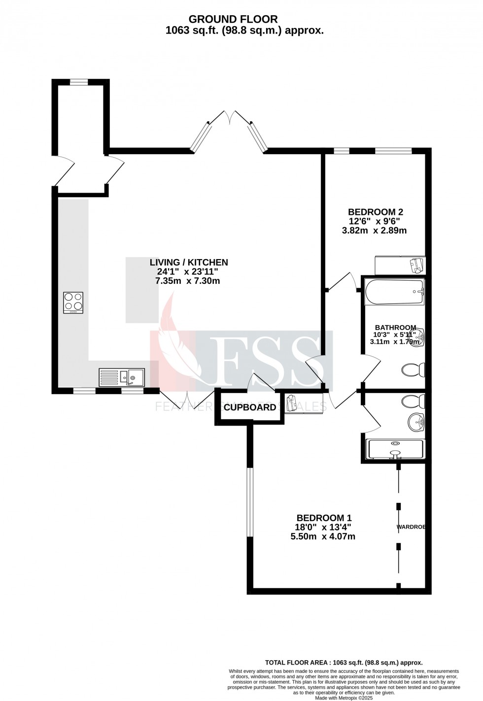 Floorplan for                                                          
                                                    