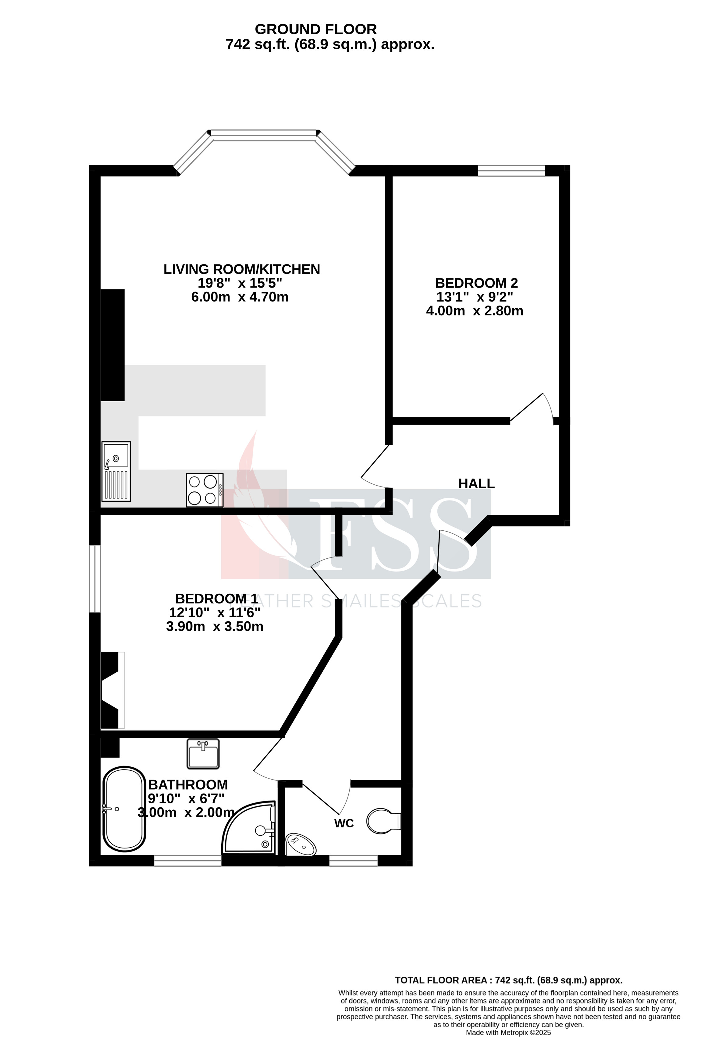 Floorplan for                                                          
                                                    