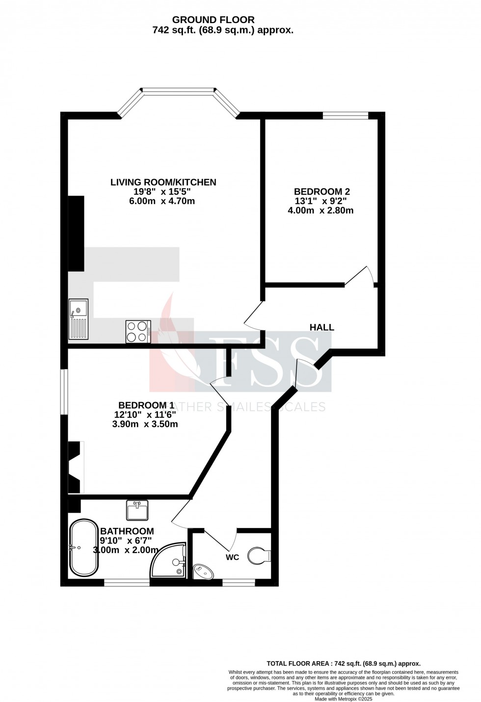 Floorplan for                                                          
                                                    