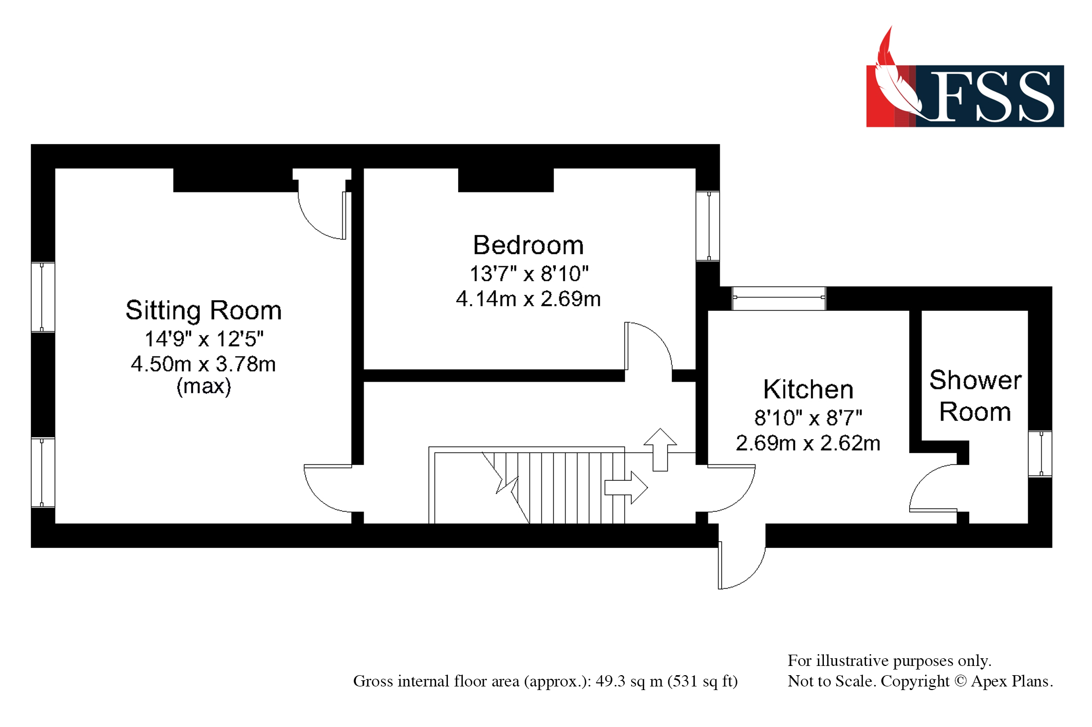 Floorplan for                                                          
                                                    