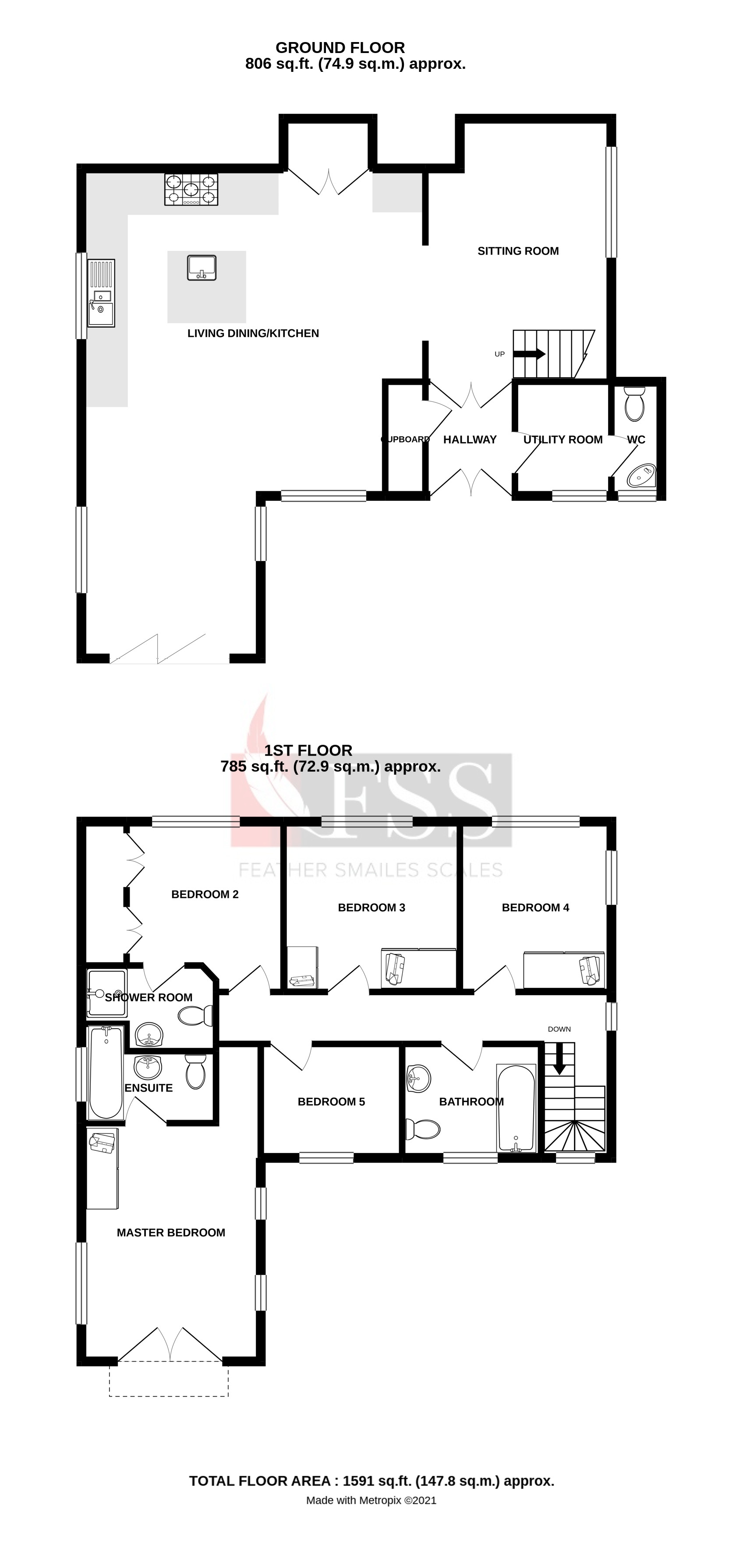Floorplan for                                                          
                                                    