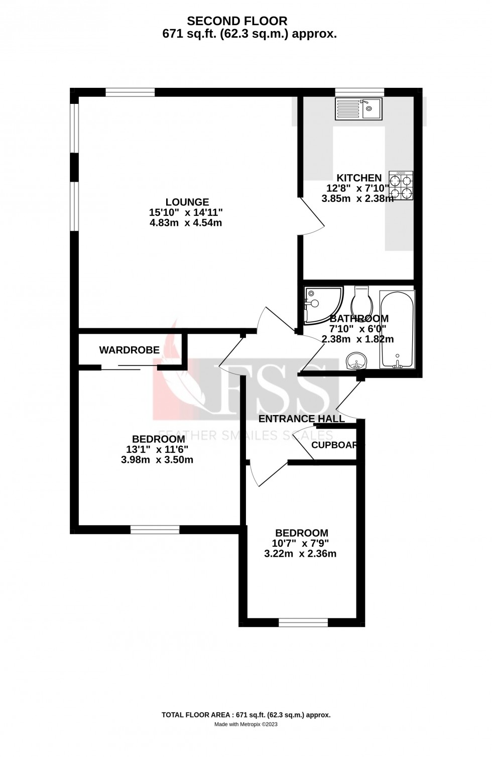 Floorplan for                                                          
                                                    