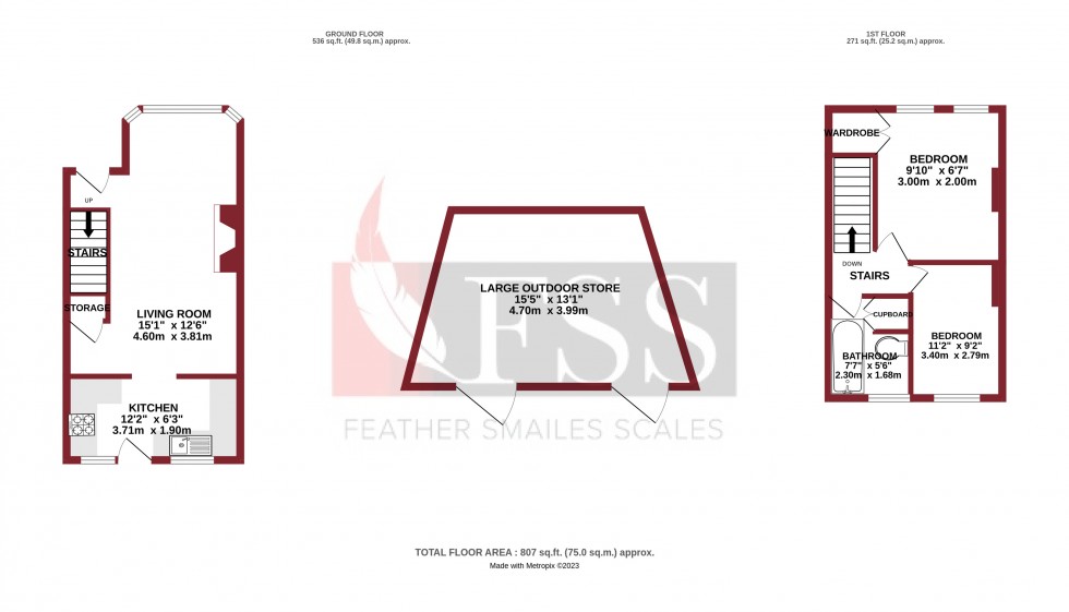 Floorplan for                                                          
                                                    