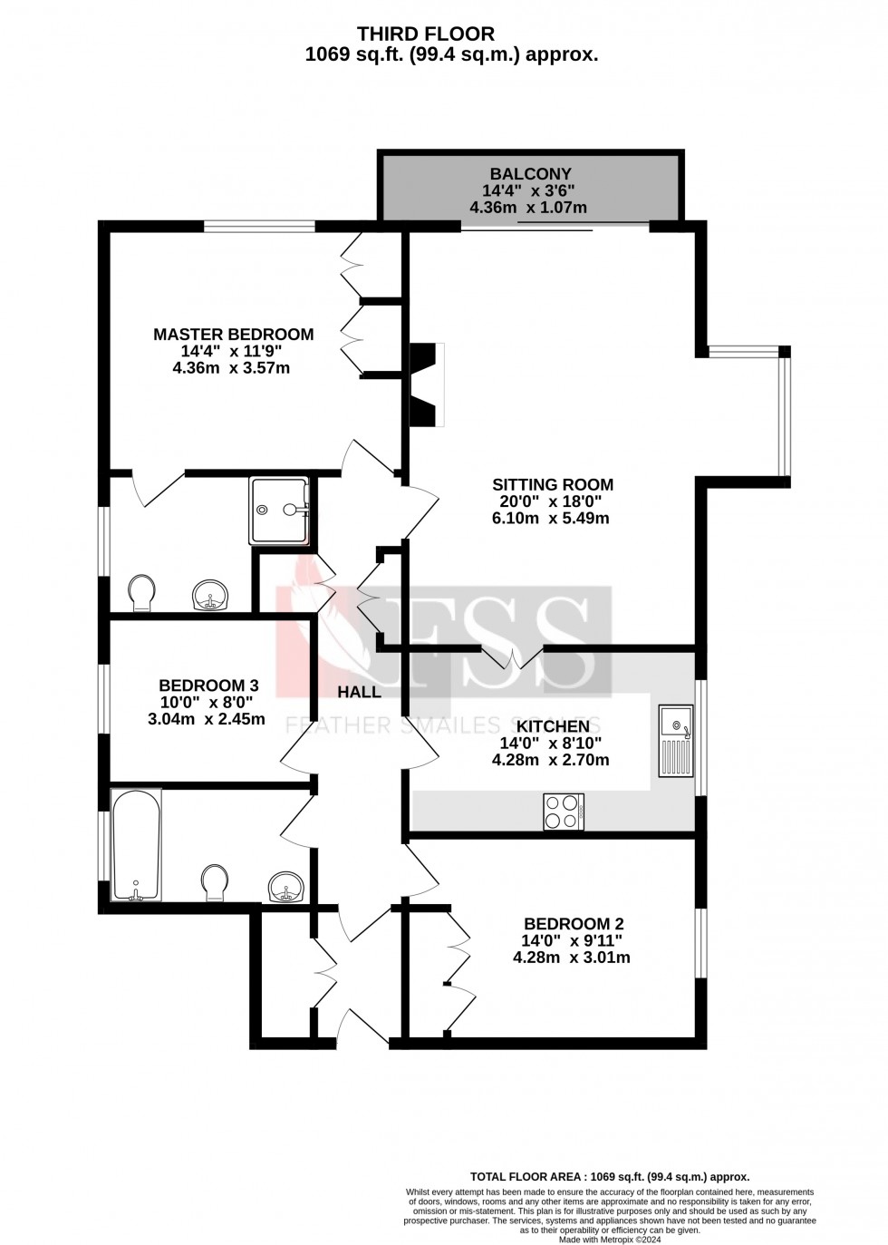 Floorplan for                                                          
                                                    