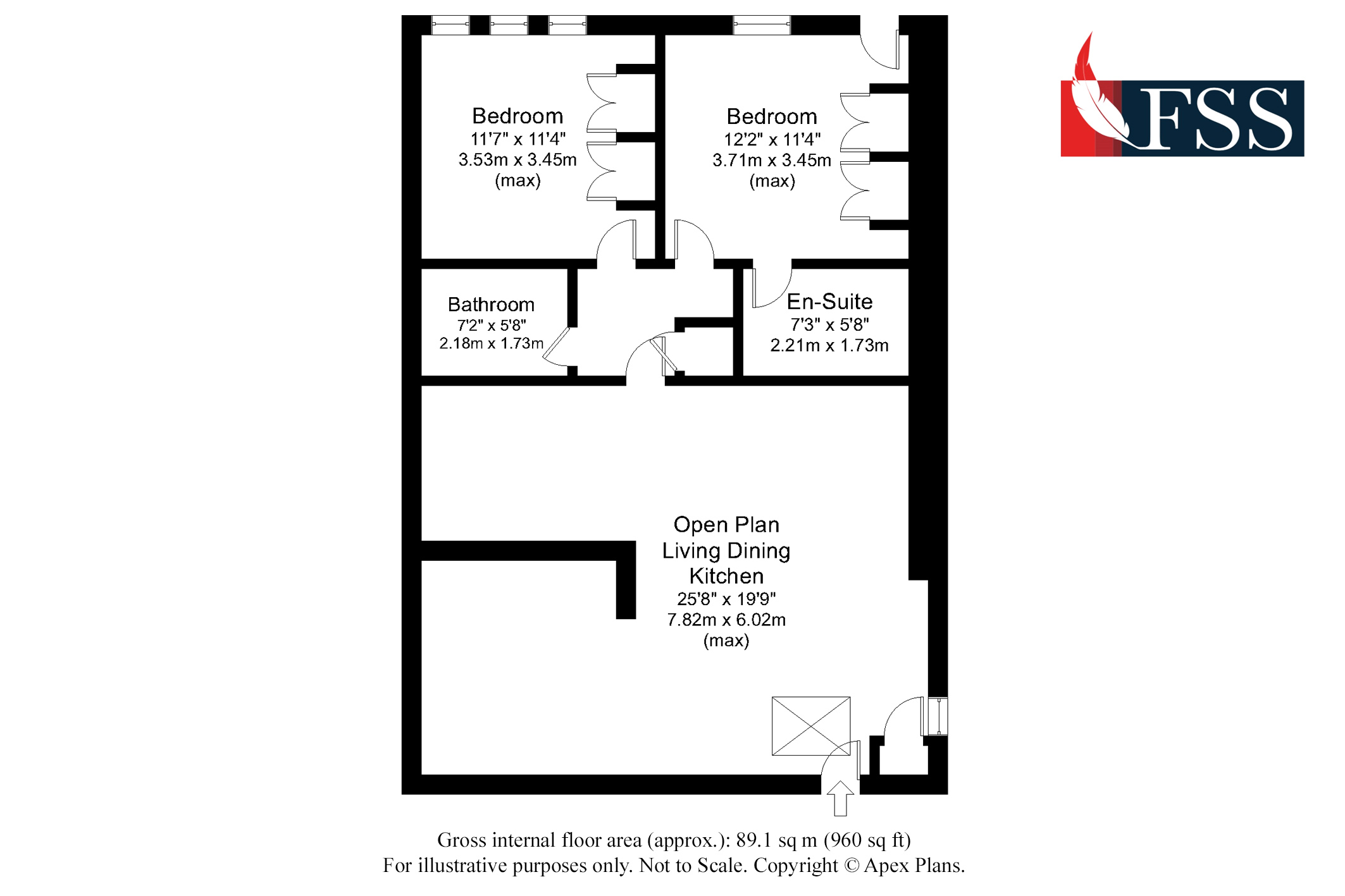 Floorplan for                                                          
                                                    