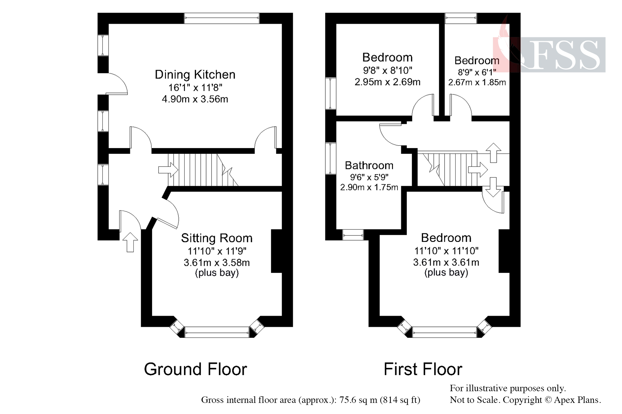 Floorplan for                                                          
                                                    
