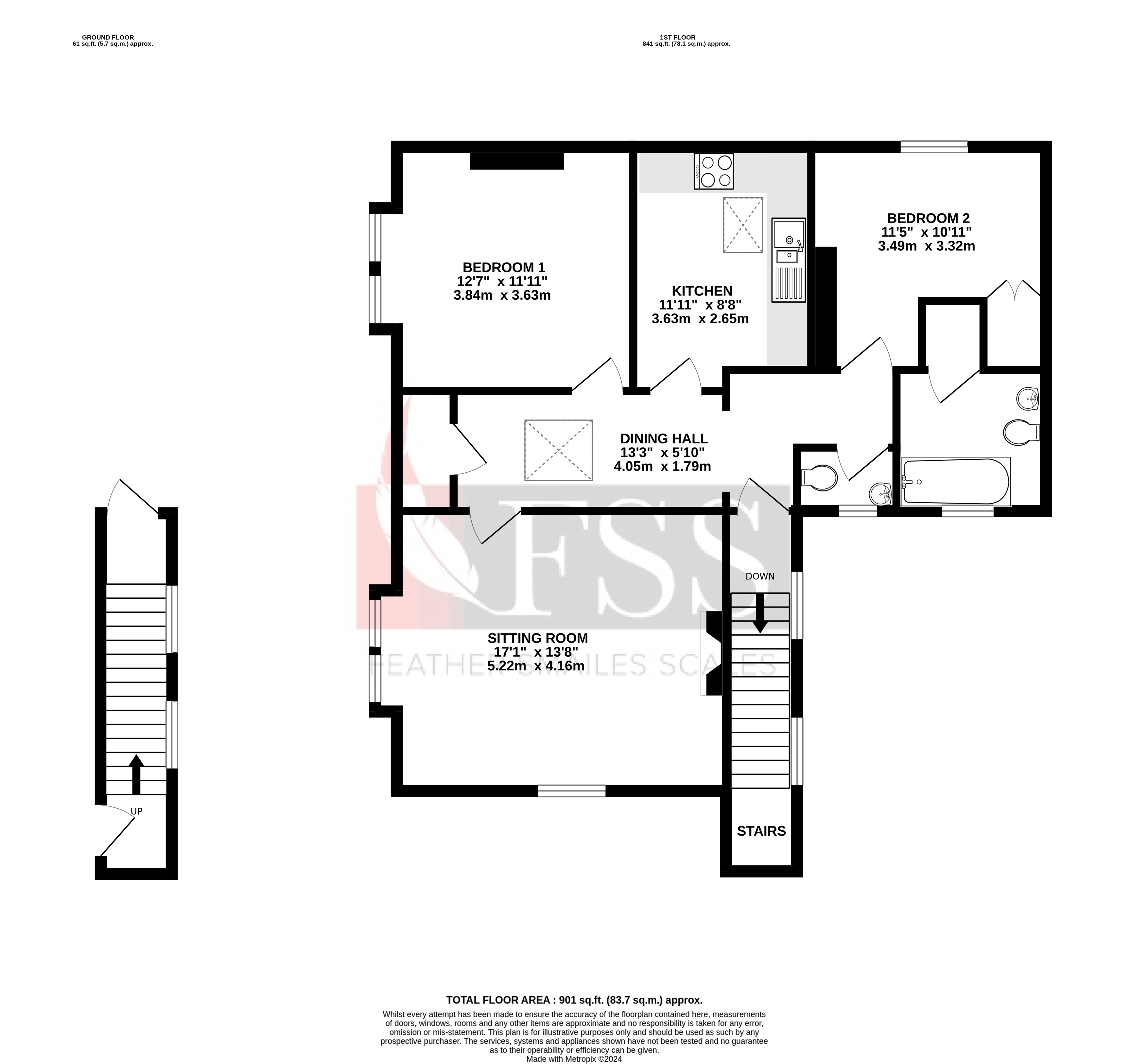 Floorplan for                                                          
                                                    