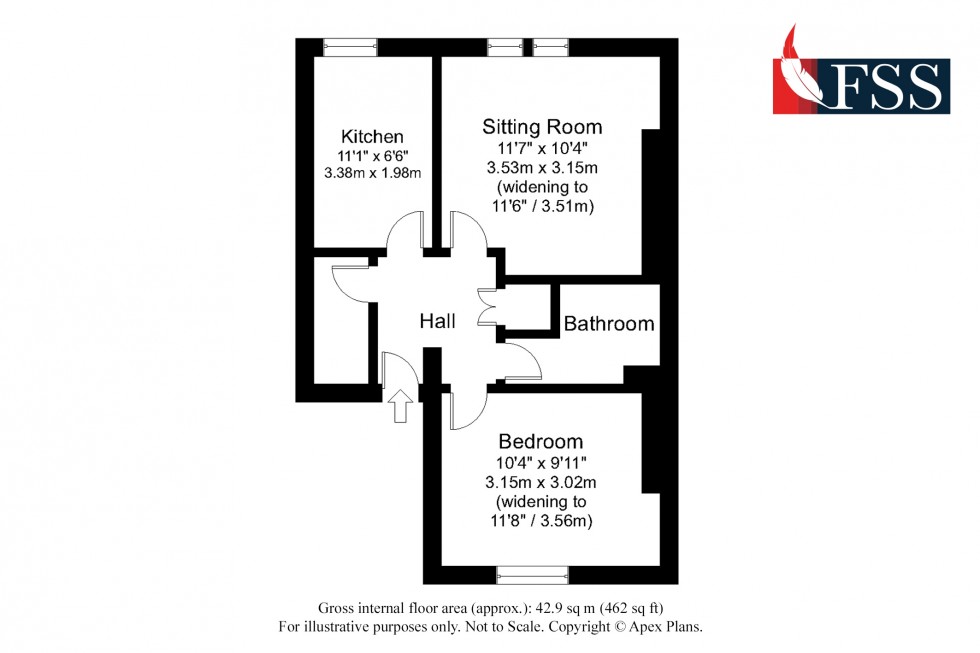 Floorplan for                                                          
                                                    