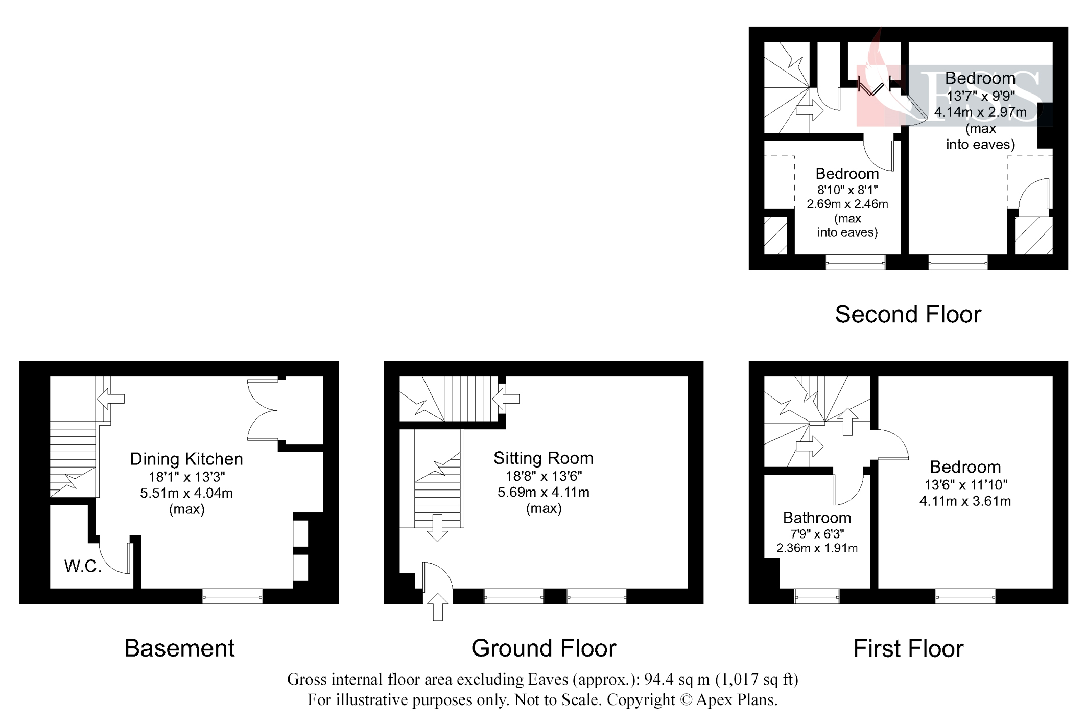 Floorplan for                                                         
                                                    