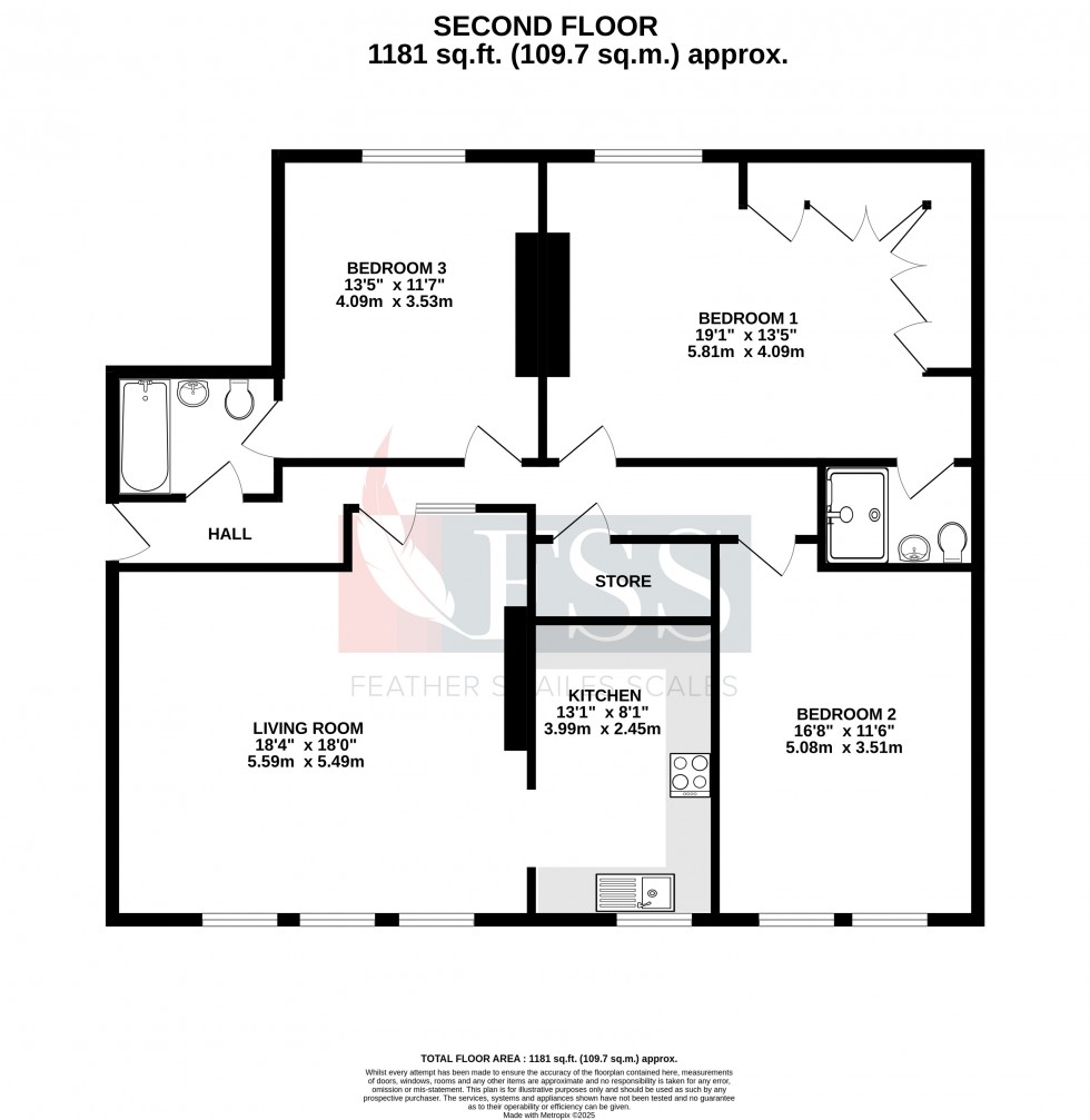 Floorplan for                                                          
                                                    