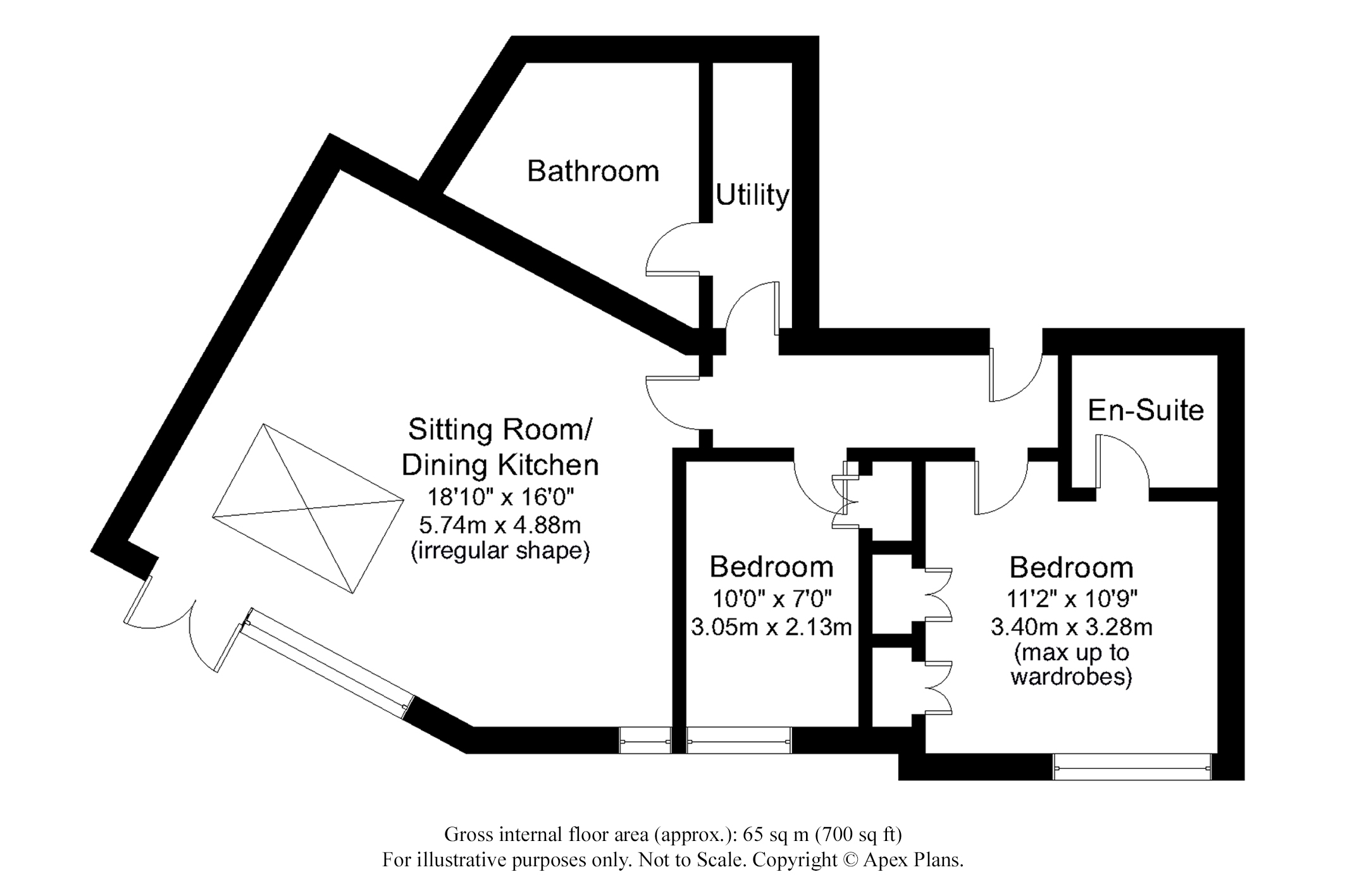 Floorplan for                                                          
                                                    