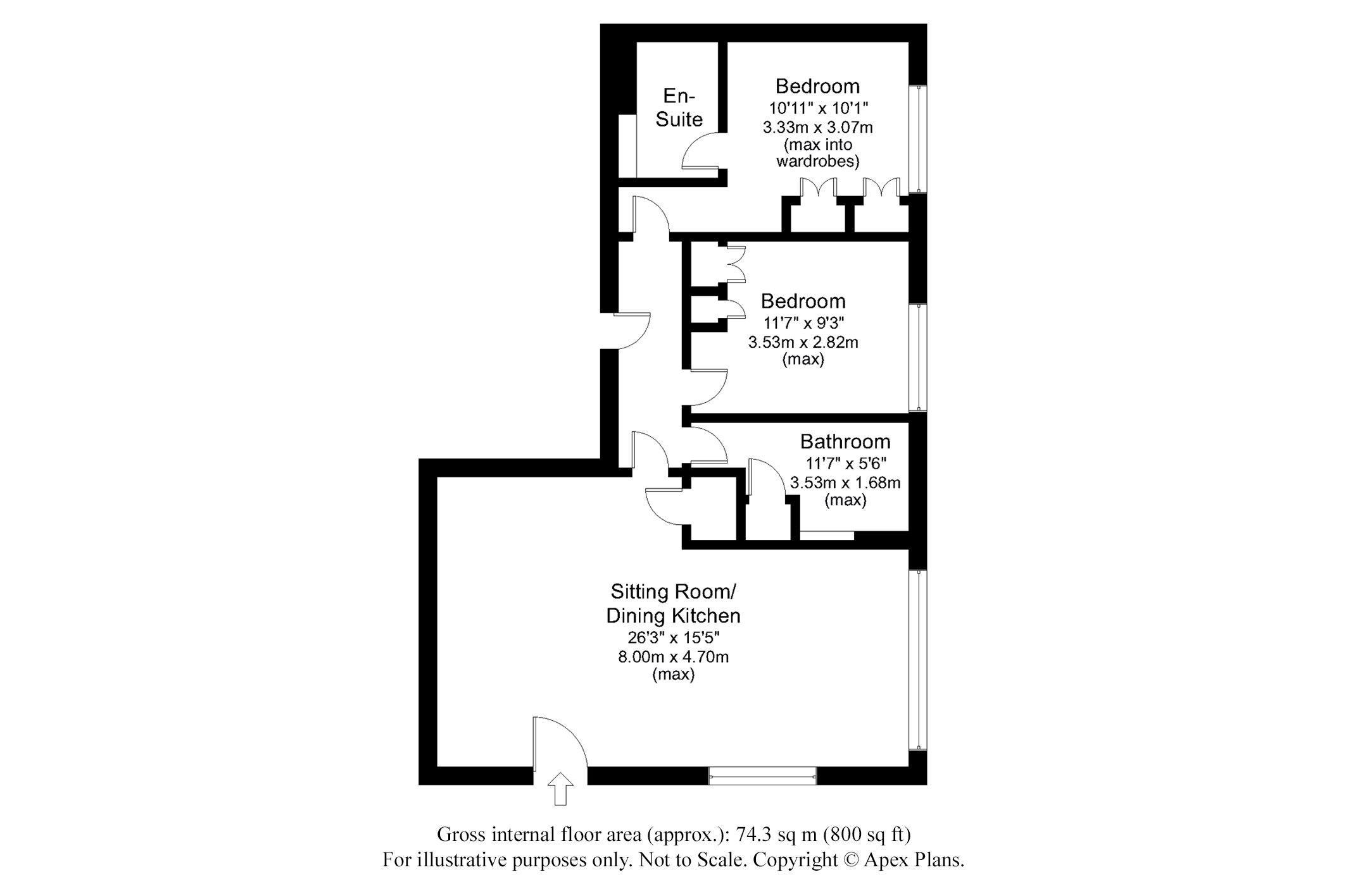 Floorplan for                                                          
                                                    
