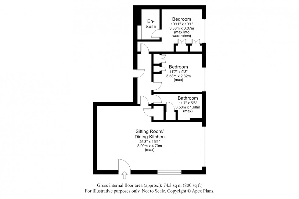 Floorplan for                                                          
                                                    