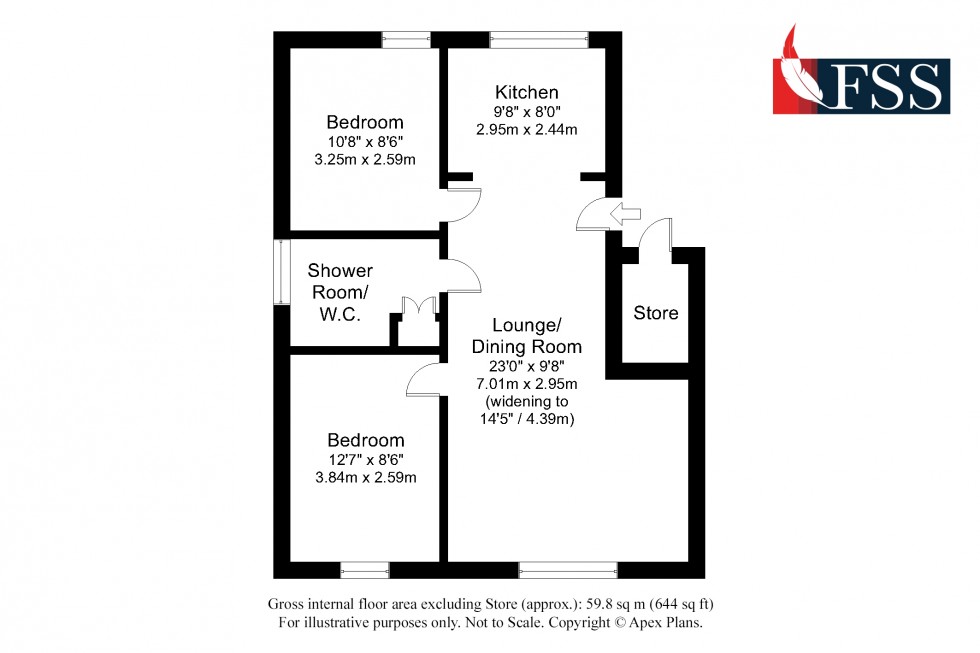 Floorplan for                                                          
                                                    