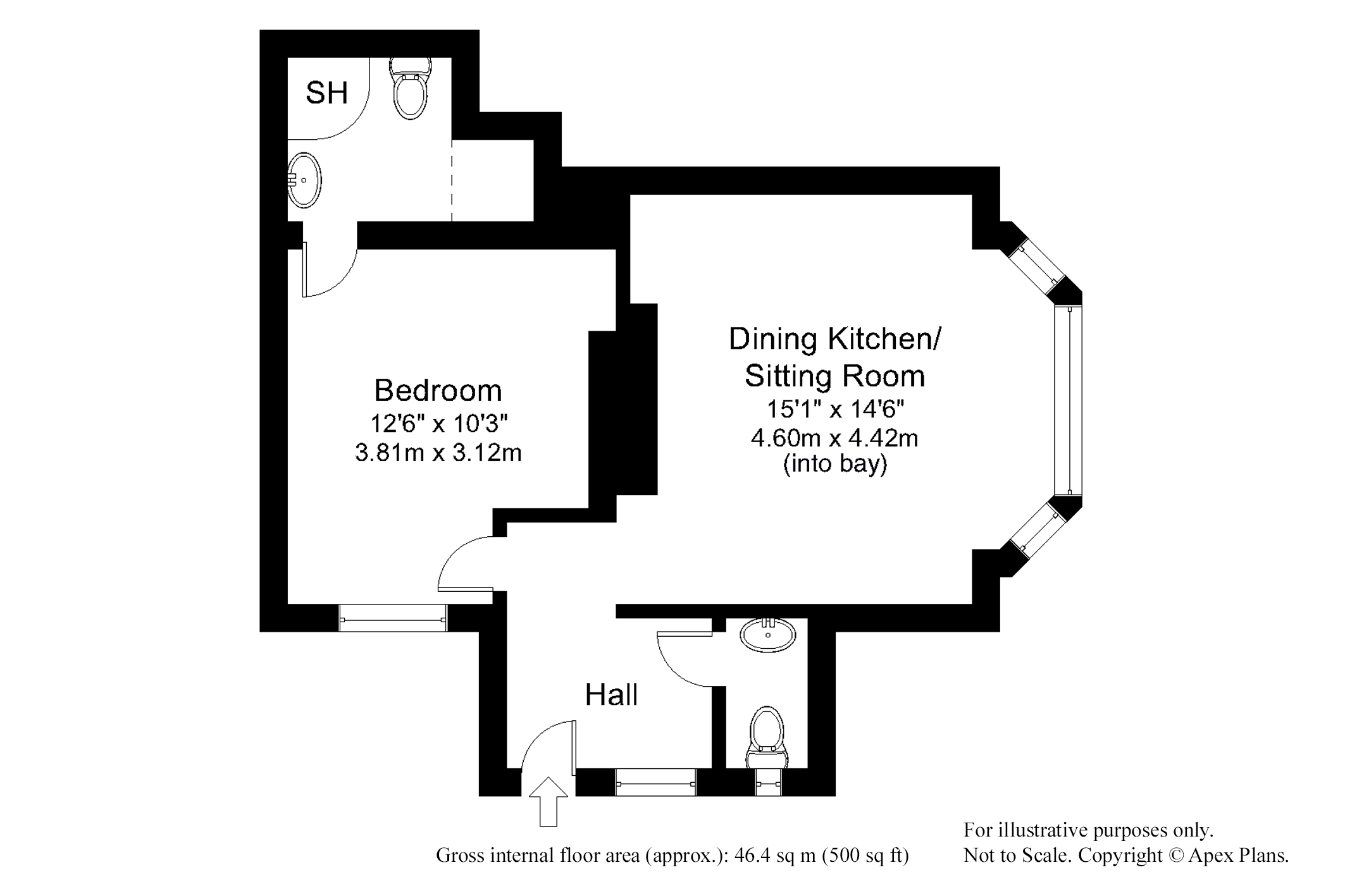 Floorplan for                                                          
                                                    