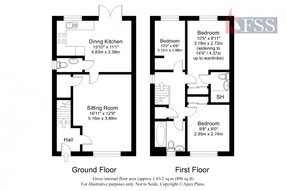 Floorplan for                                                          
                                                    