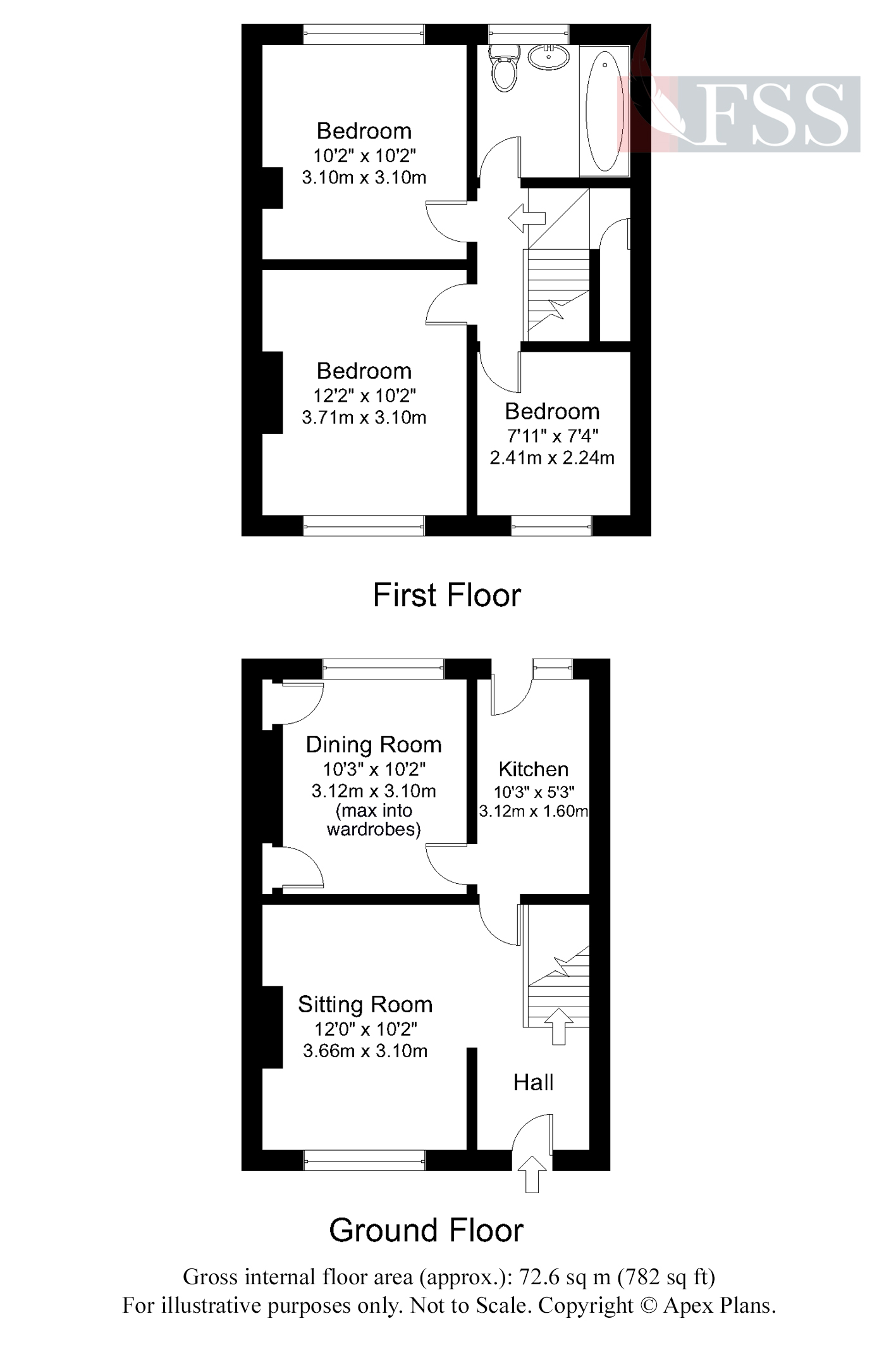 Floorplan for                                                          
                                                    