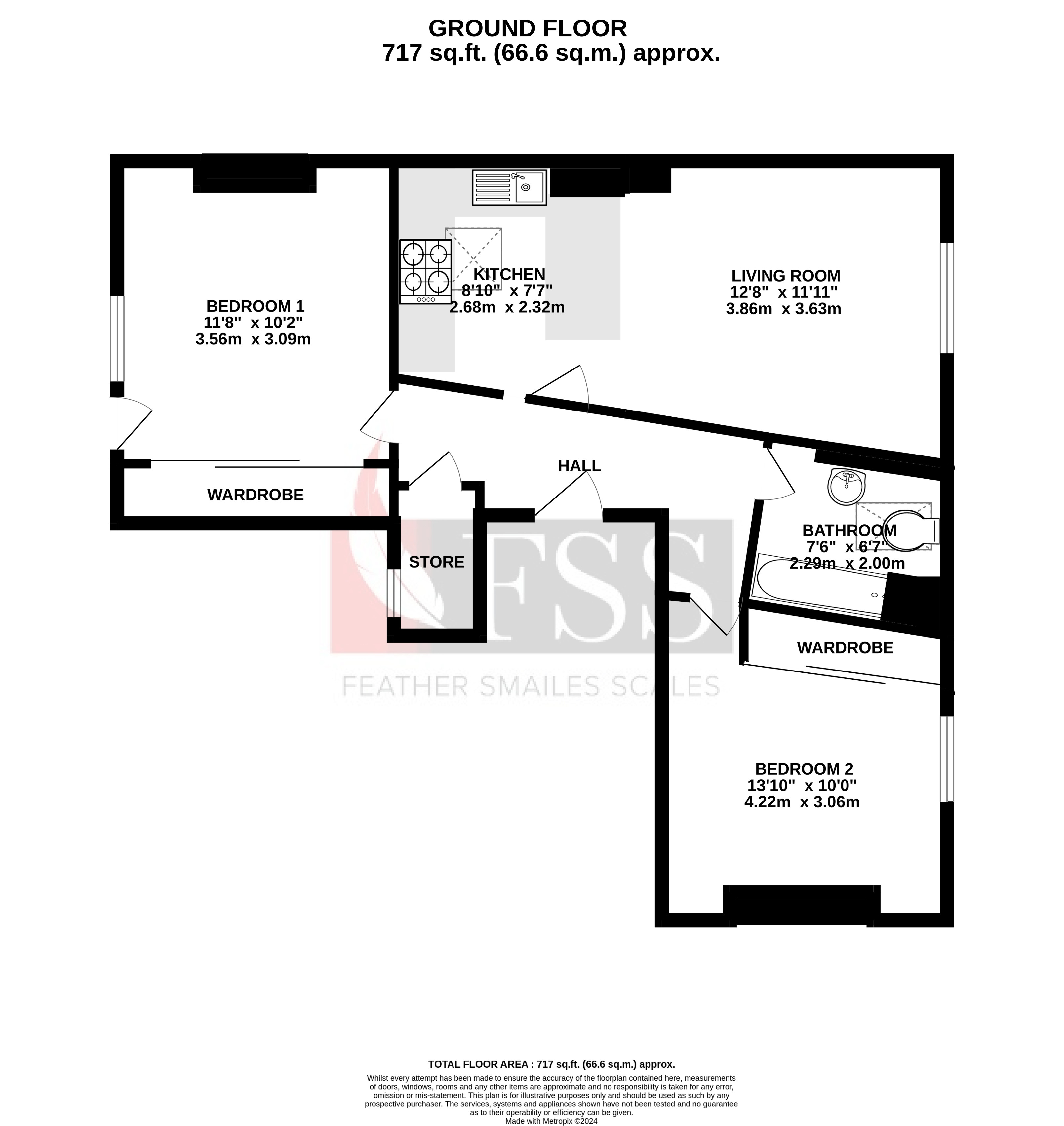 Floorplan for                                                          
                                                    
