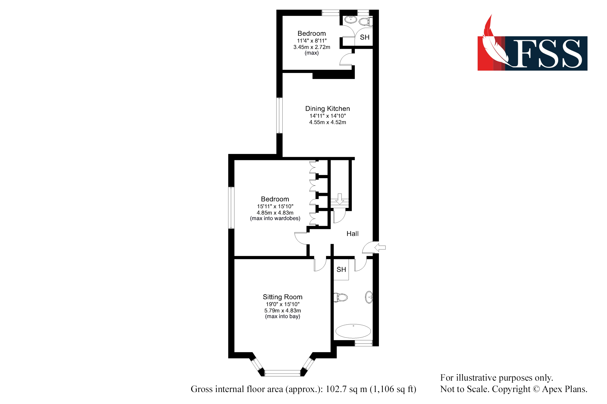 Floorplan for                                                          
                                                    