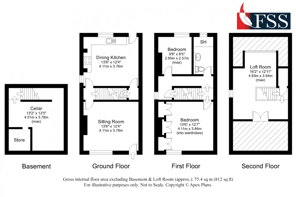 Floorplan for                                                          
                                                    