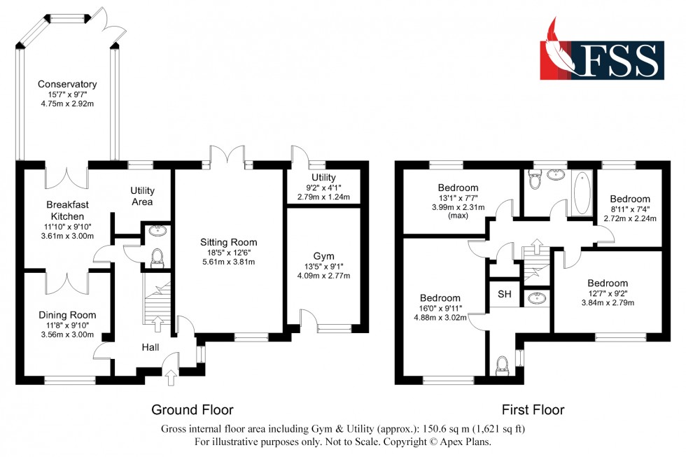 Floorplan for                                                          
                                                    