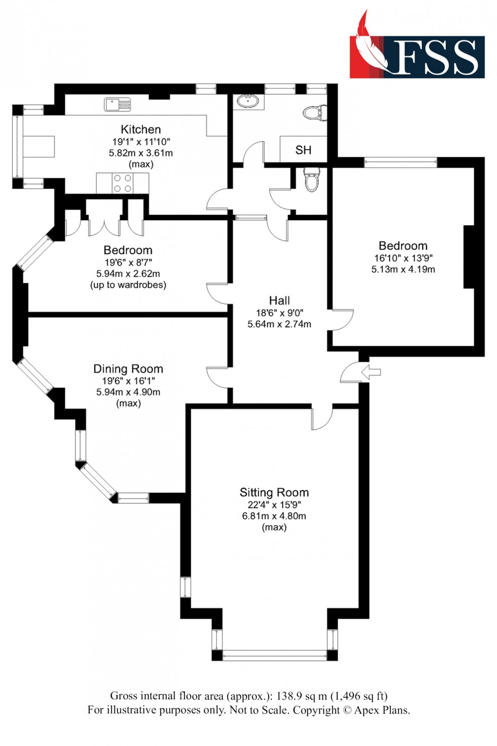 Floorplan for                                                          
                                                    