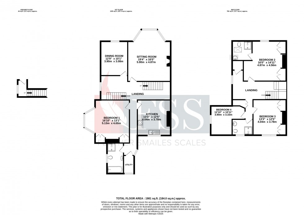 Floorplan for                                                          
                                                    