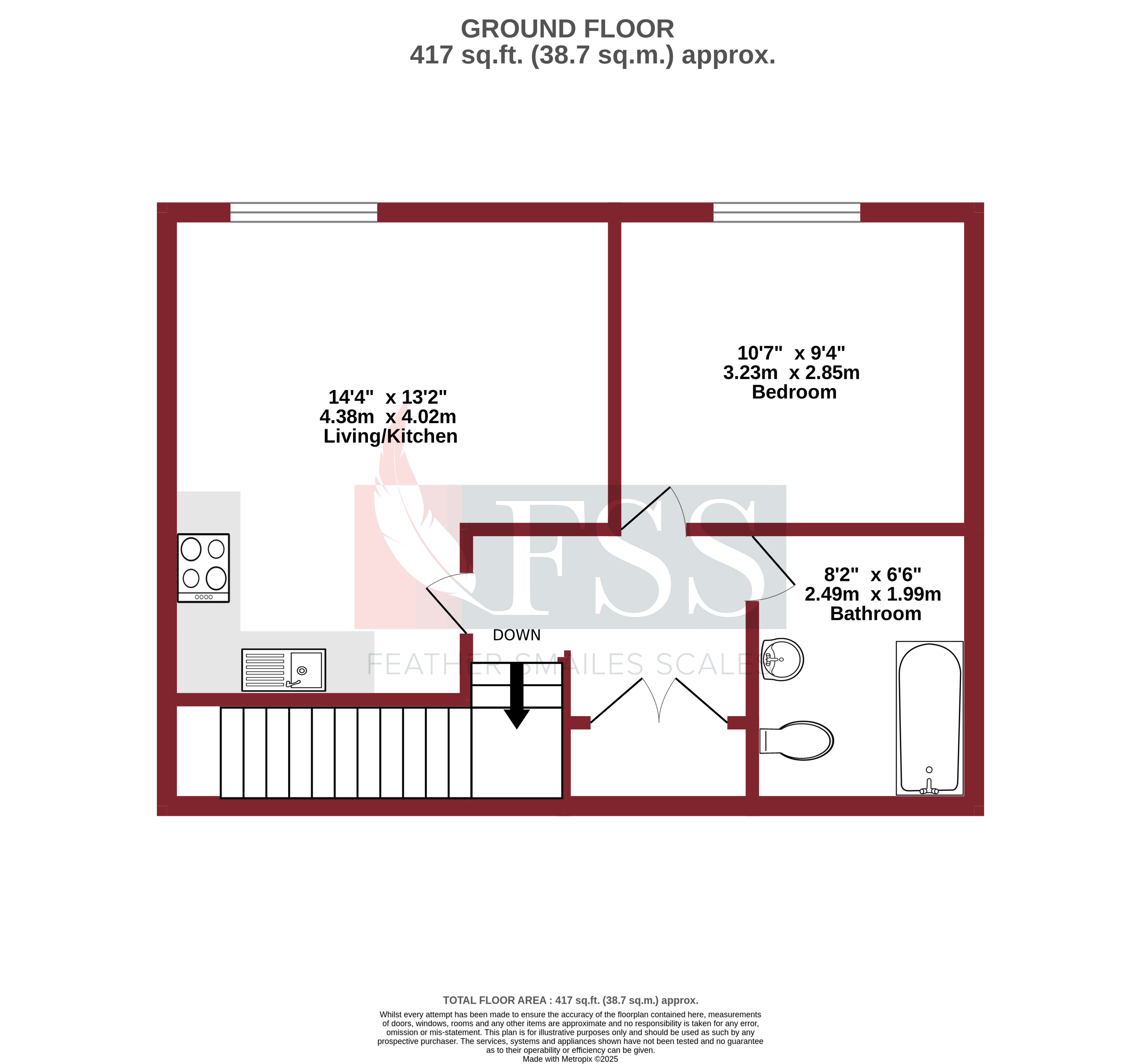 Floorplan for                                                          
                                                    