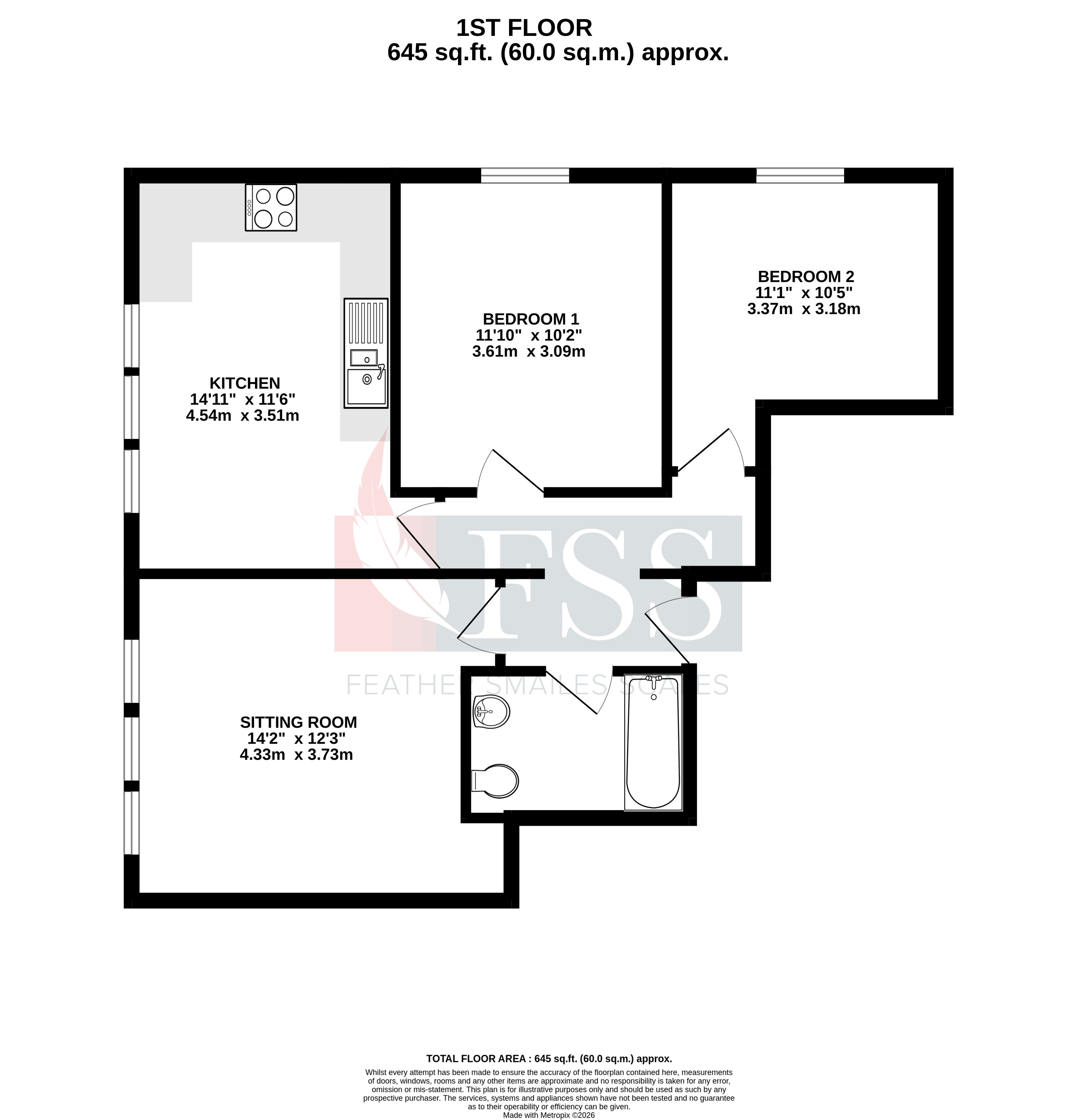 Floorplan for                                                          
                                                    