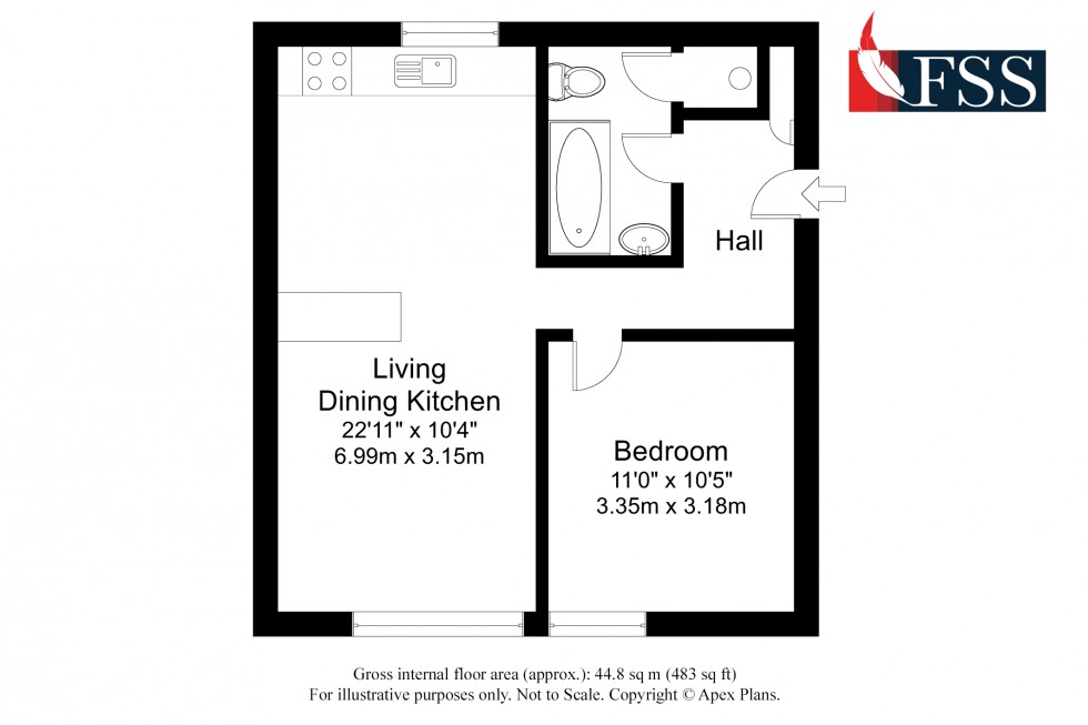Floorplan for                                                         
                                                    