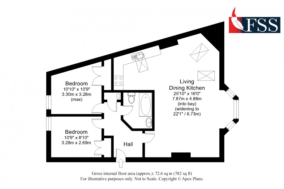 Floorplan for                                                         
                                                    