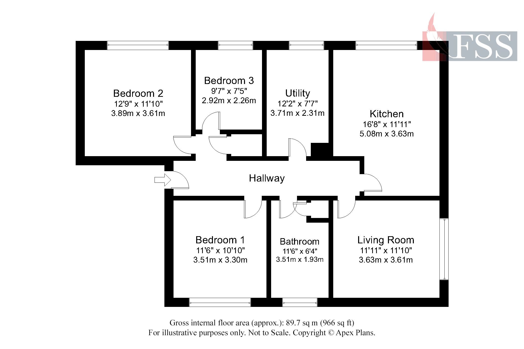 Floorplan for                                                         
                                                    